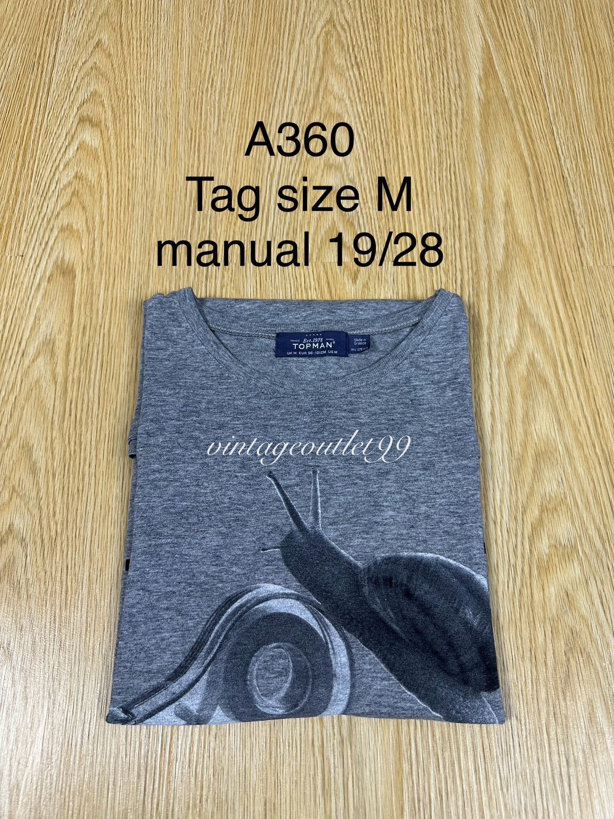 Topman Topman Love Is Blind Tshirt Made in Greece A360 Size US M / EU 48-50 / 2 - 12 Thumbnail