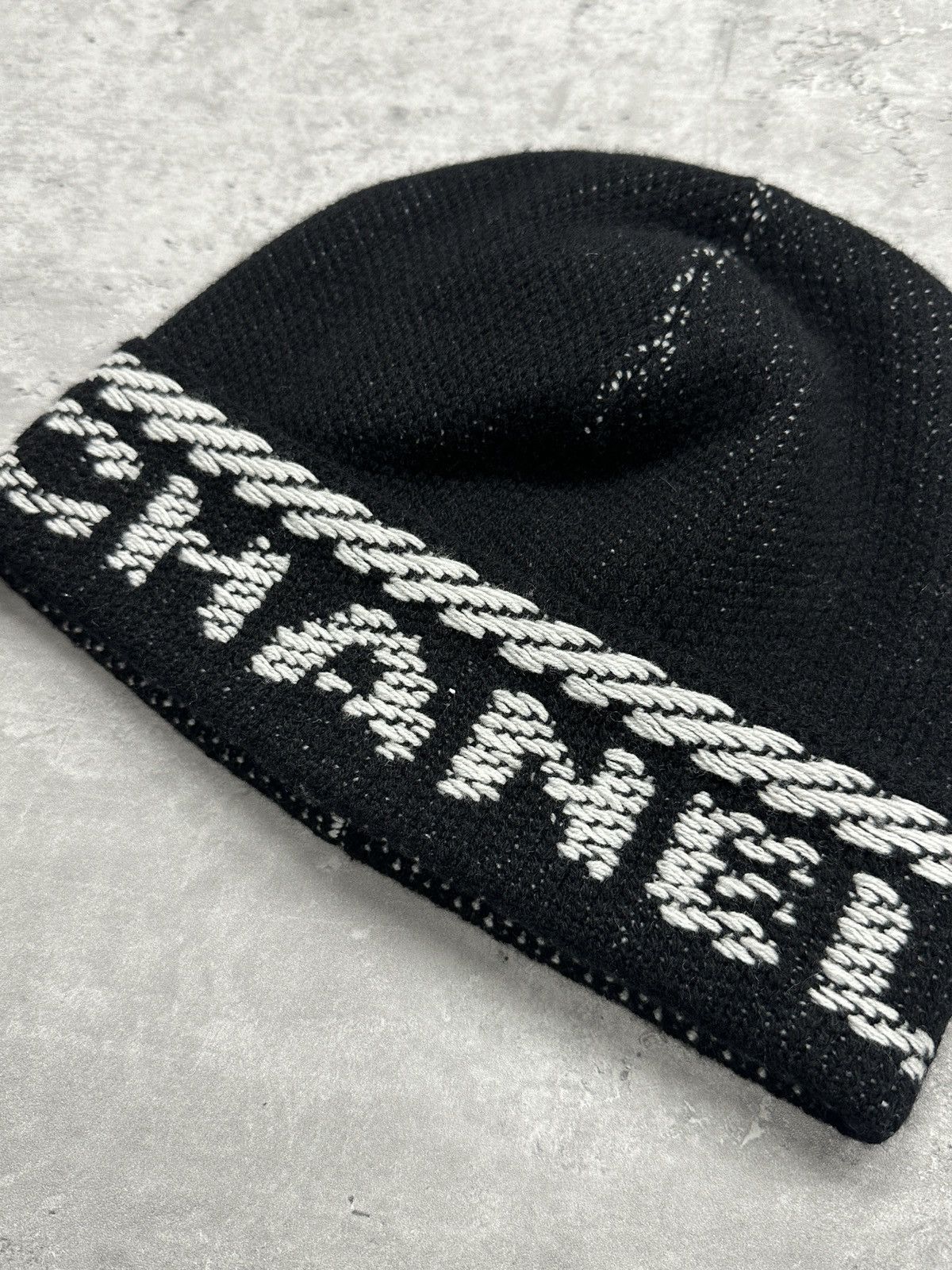 Chanel Chanel Big Logo Oversized Cashmere Beanie Black Size ONE SIZE - 3 Thumbnail