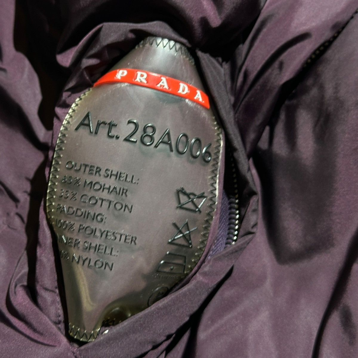 Prada 2008 reversible mohair shearling nylon jacket Size US S / EU 44-46 / 1 - 6 Thumbnail