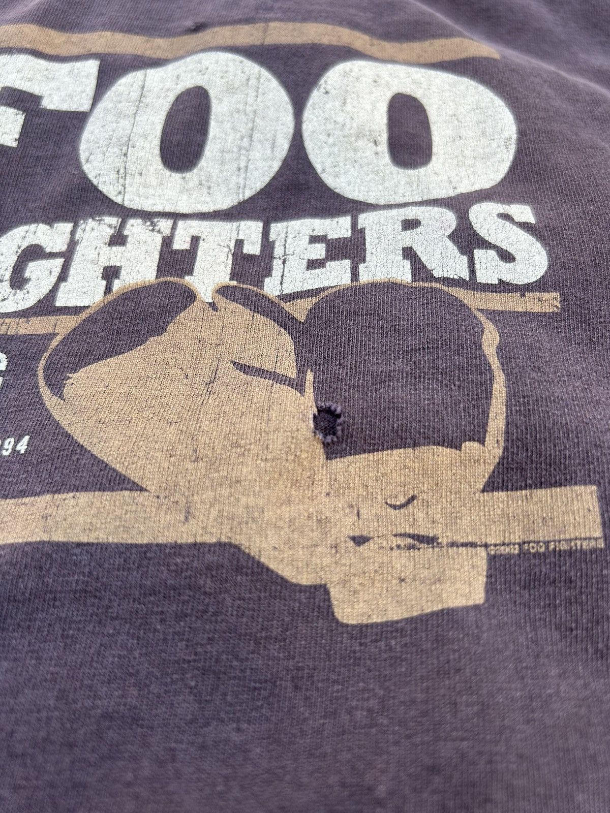 Band Tees × Vintage Rare Vintage 2002 Foo Fighters Boxing Club Tour Tee Size US L / EU 52-54 / 3 - 4 Thumbnail