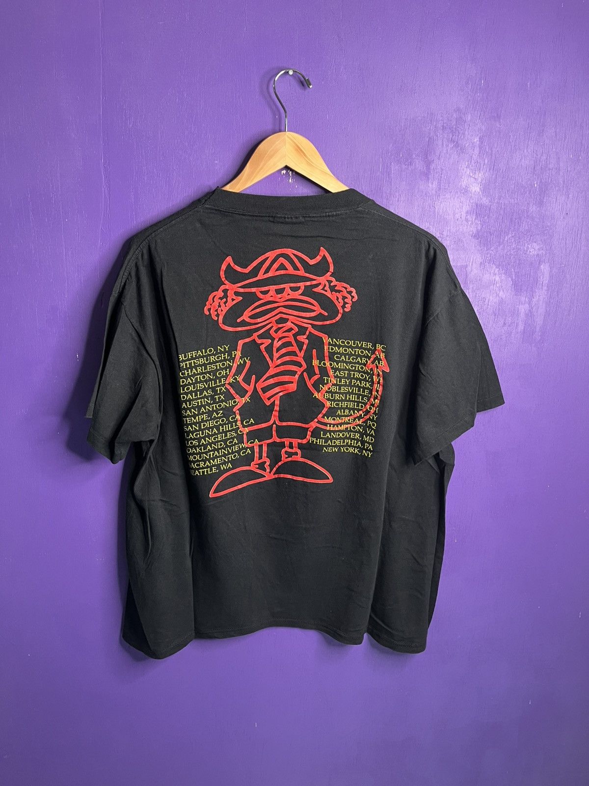 Band Tees × Vintage Vintage 1990 AC/DC are you ready Tour t-shirt Size US XL / EU 56 / 4 - 2 Thumbnail