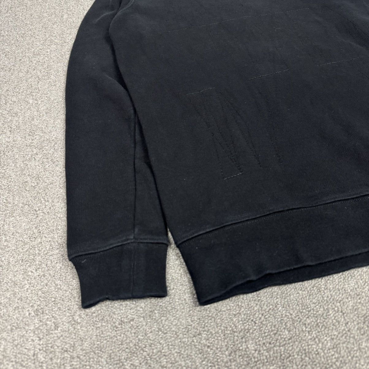 Rick Owens × Rick Owens Drkshdw Rick Owens - DRKSHDW - Black Stitching Crewneck Sweatshirt Size US XS / EU 42 / 0 - 2 Thumbnail