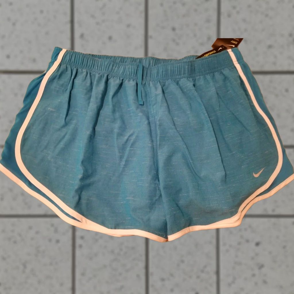 Nike VINTAGE? No. Nike Shorts Women 1X Blue XL Plus Athletic Gym Workout Running Size 40" / US 18 - 1 Thumbnail