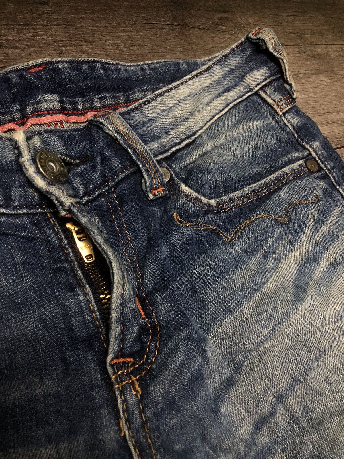 Edwin × Vintage VINTAGE EDWIN BLUE TRIP SELVEDGE DENIM Size 30" / US 8 / IT 44 - 3 Thumbnail