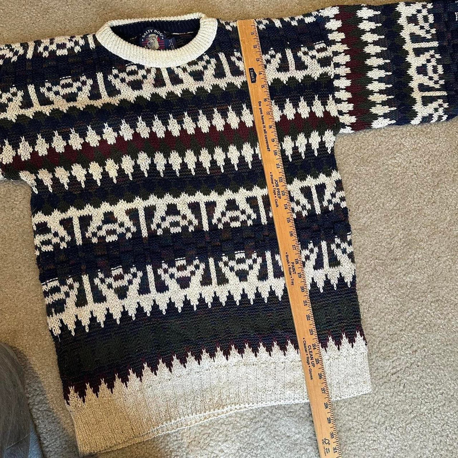 Coogi 90s knit grandpa sweater Size US L / EU 52-54 / 3 - 6 Thumbnail
