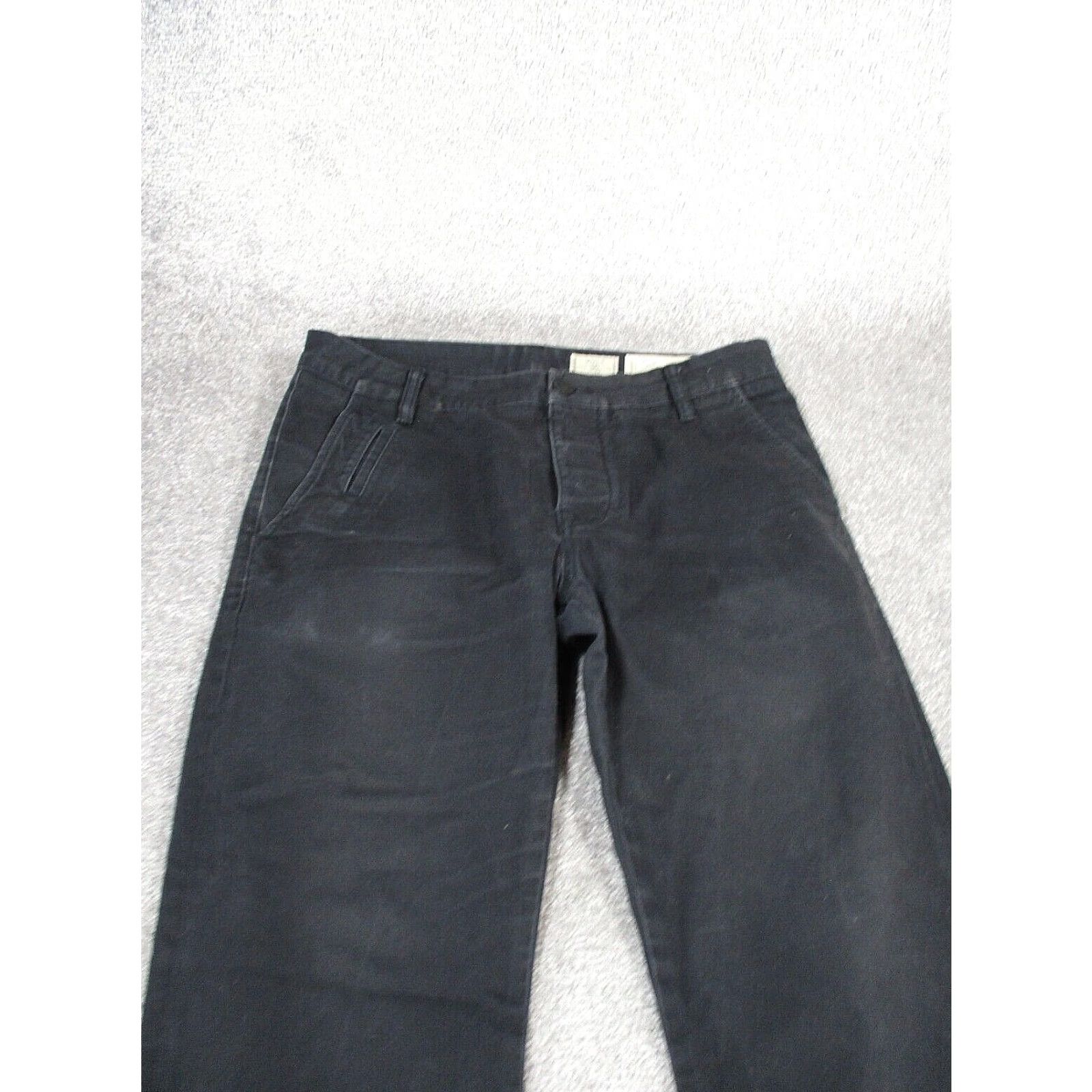 Allsaints AllSaints Slim Fit Chinos Mens 32 Black Pants Size US 32 / EU 48 - 2 Thumbnail