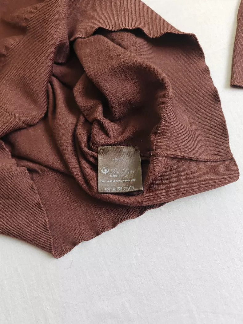 Other Loro Piana Brown Wool Knit Sweater- Size US M / EU 48-50 / 2 - 4 Thumbnail