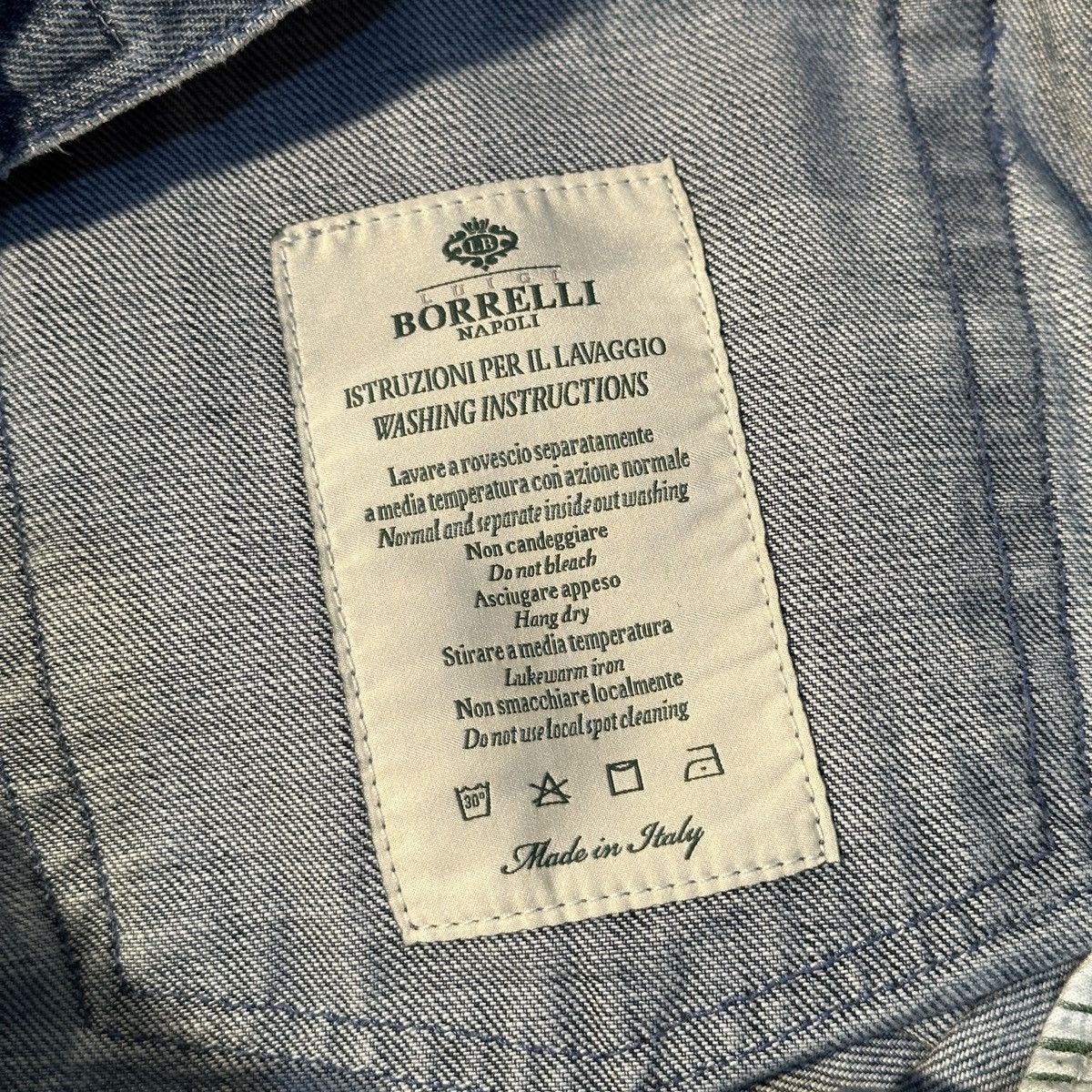 Borriello Napoli LUIGI BORRELLI NAPOLI JEANS Size US 31 - 15 Thumbnail