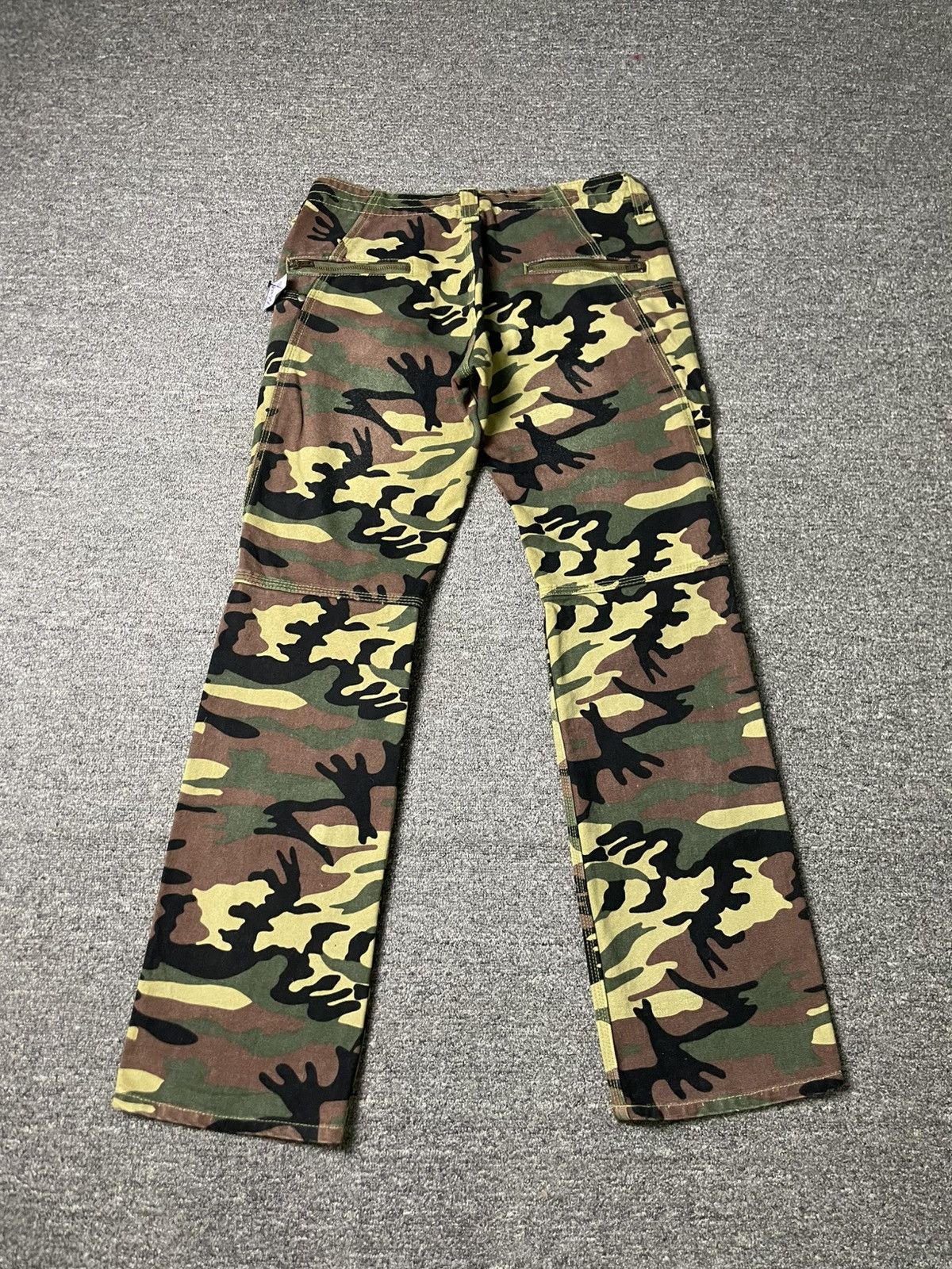 Japanese Brand Back Number Camouflage Flare Pants (68) Size US 32 / EU 48 - 11 Thumbnail