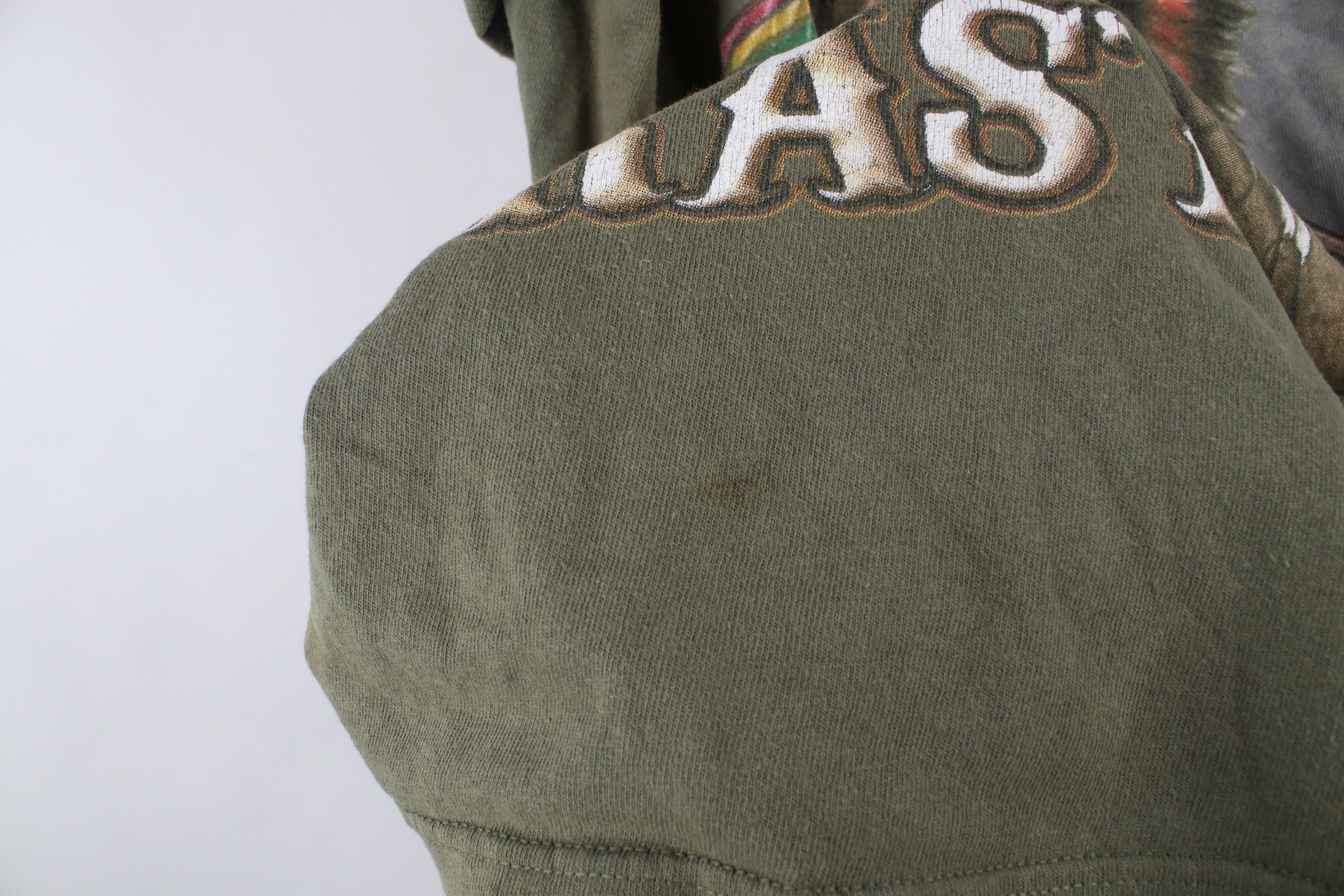 Vintage Vintage 90s Y2K Streetwear Lion of Judah Rastafari T-Shirt Size US XL / EU 56 / 4 - 7 Thumbnail
