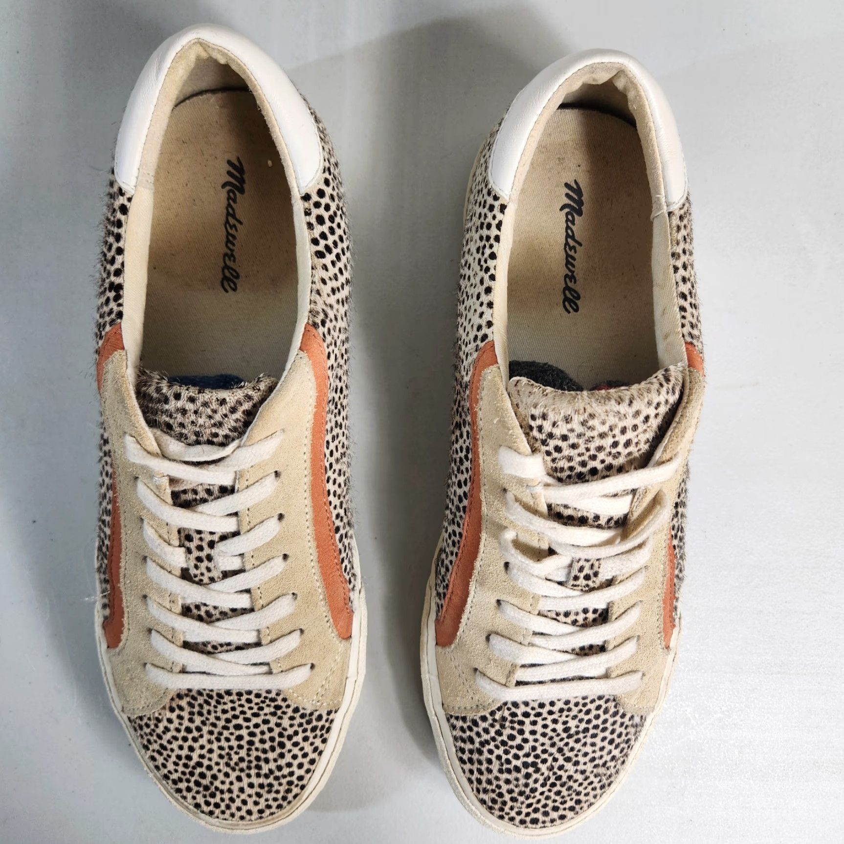 Madewell Madewell Sidewalk Sneakers in Spotted Calf Hair-Size 10 Size US 10 / IT 40 - 4 Thumbnail