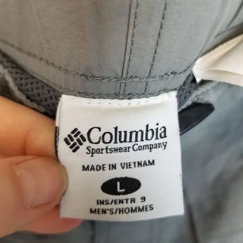 Columbia Columbia Mens Gray Nylon Hiking Cargo Shorts Sz L Gorpcore Size US 38 / EU 54 - 4 Thumbnail