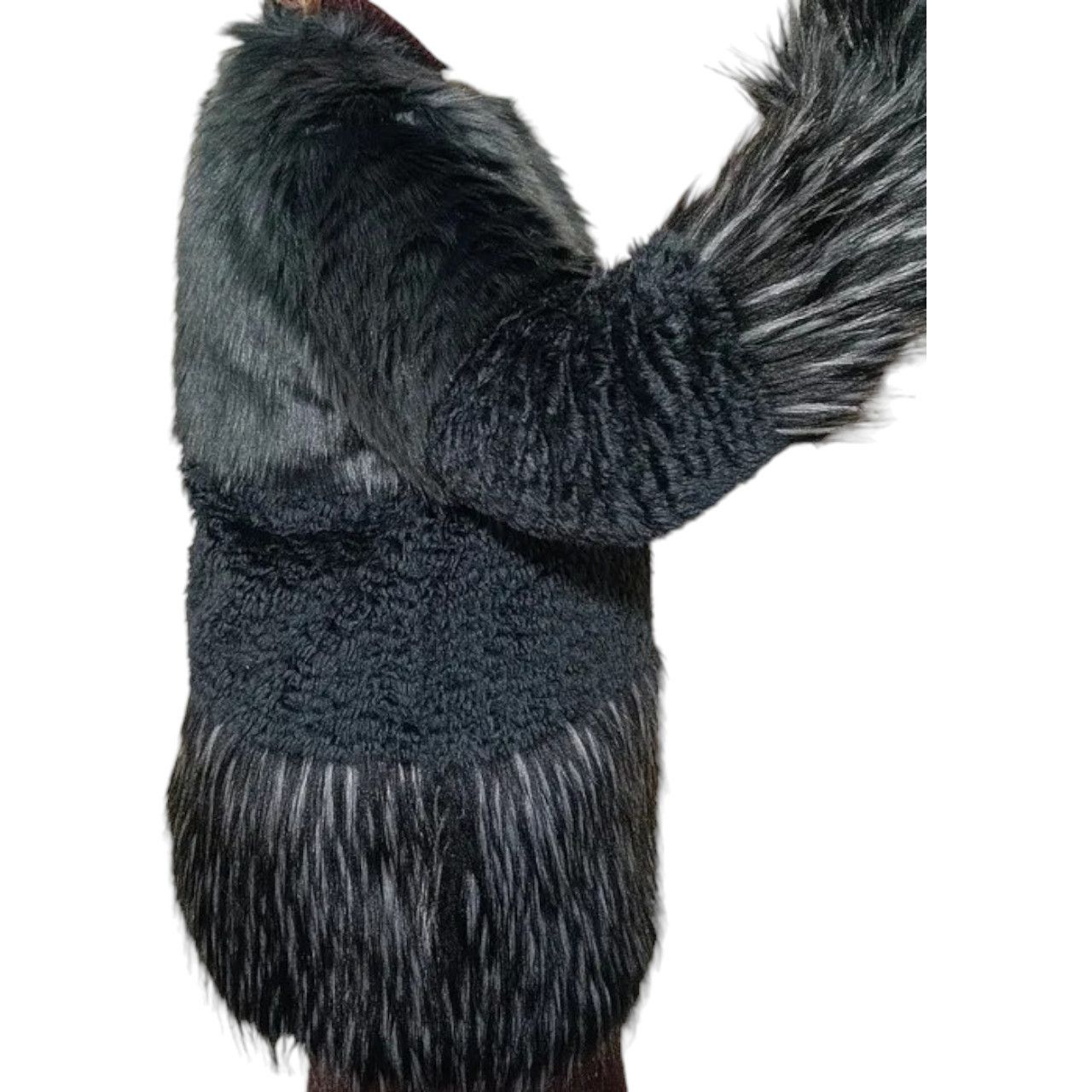 Trussardi Trussardi Jeans Faux Fur Coat 170/88A / IT sz 44 Size M / US 6-8 / IT 42-44 - 3 Thumbnail