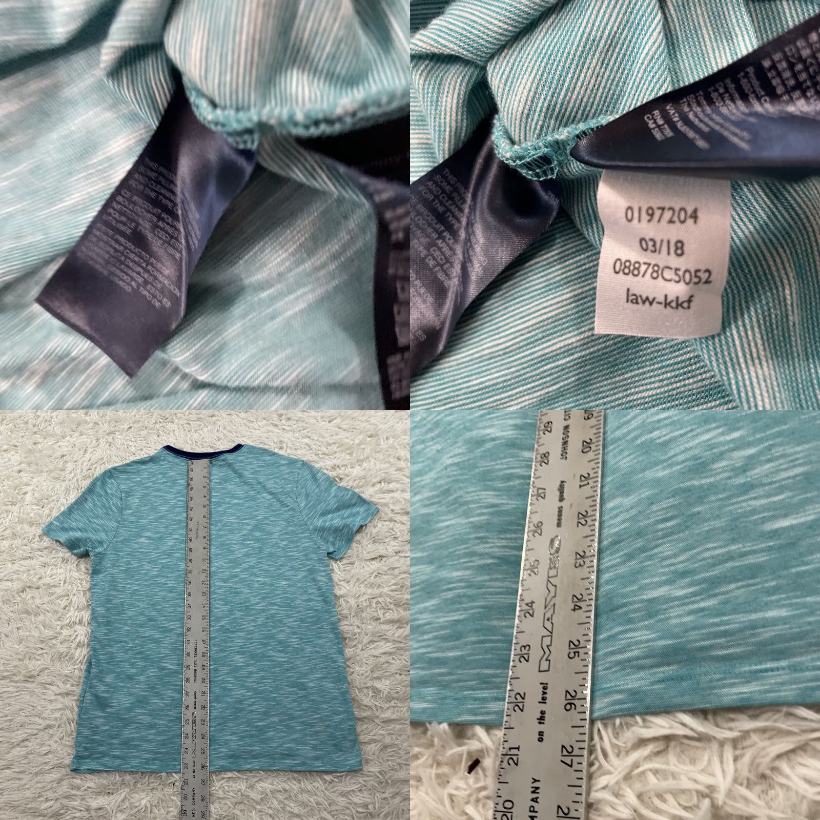 Tommy Hilfiger TOMMY HILFIGER Parrot Shirt Men M Bird Logo Mint Aqua Teal Jersey Tee Tshirt Crew Neck Short Sleeve Logo Embroidered Classic Fit Size US M / EU 48-50 / 2 - 8 Thumbnail