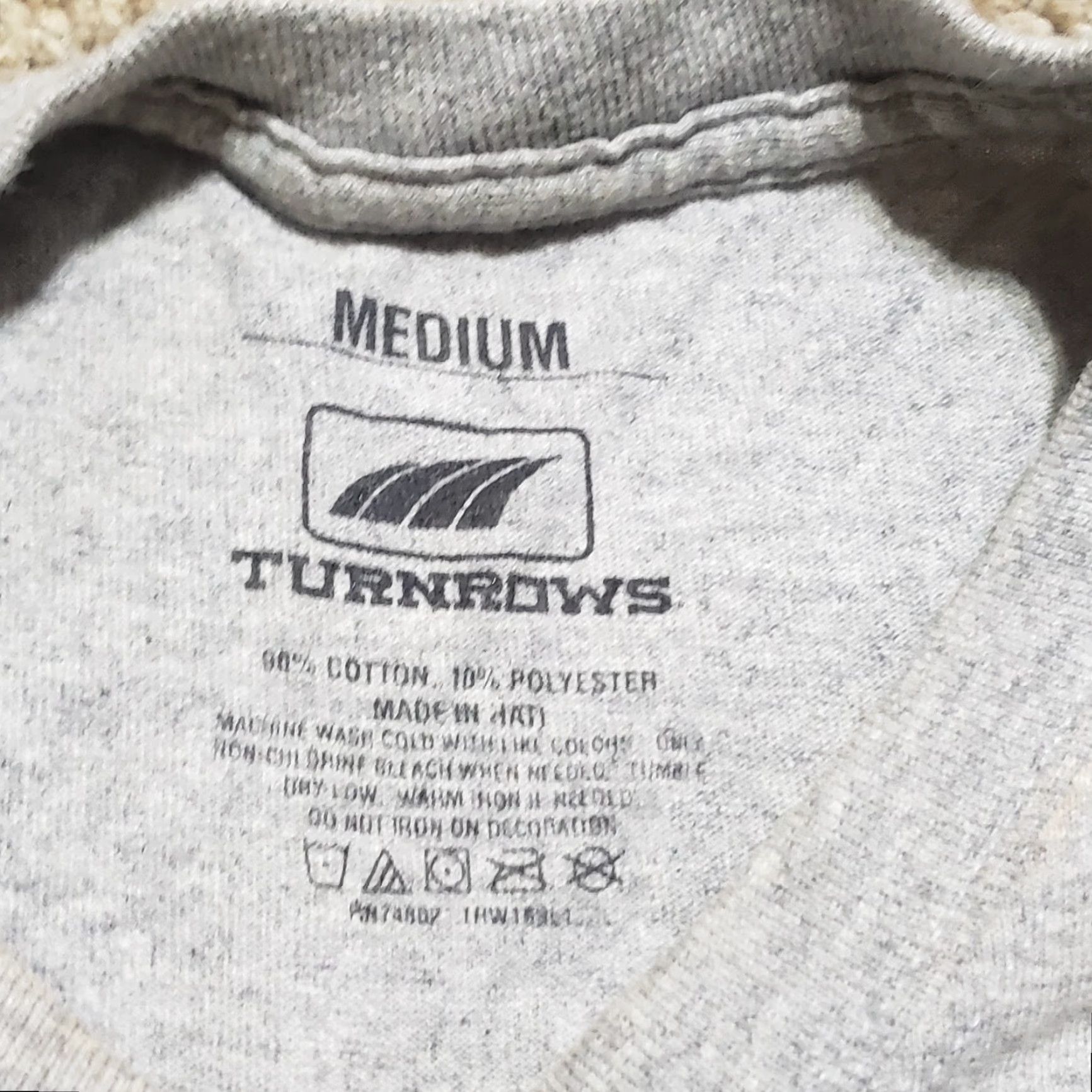 Vintage So God Made A Farmer Shirt Adult M Gray Long Sleeve T-Shirt Mens Size M / US 6-8 / IT 42-44 - 3 Thumbnail