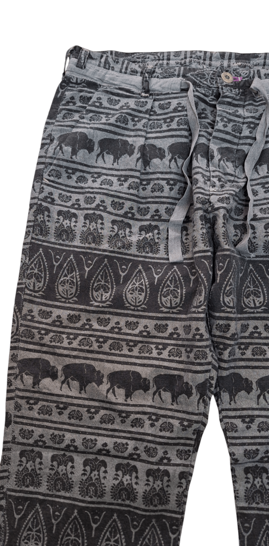 Art Comes First × Paul Smith × Vintage Vintage Paul Smith Red Ear Full Print Pants Size US 32 / EU 48 - 6 Thumbnail