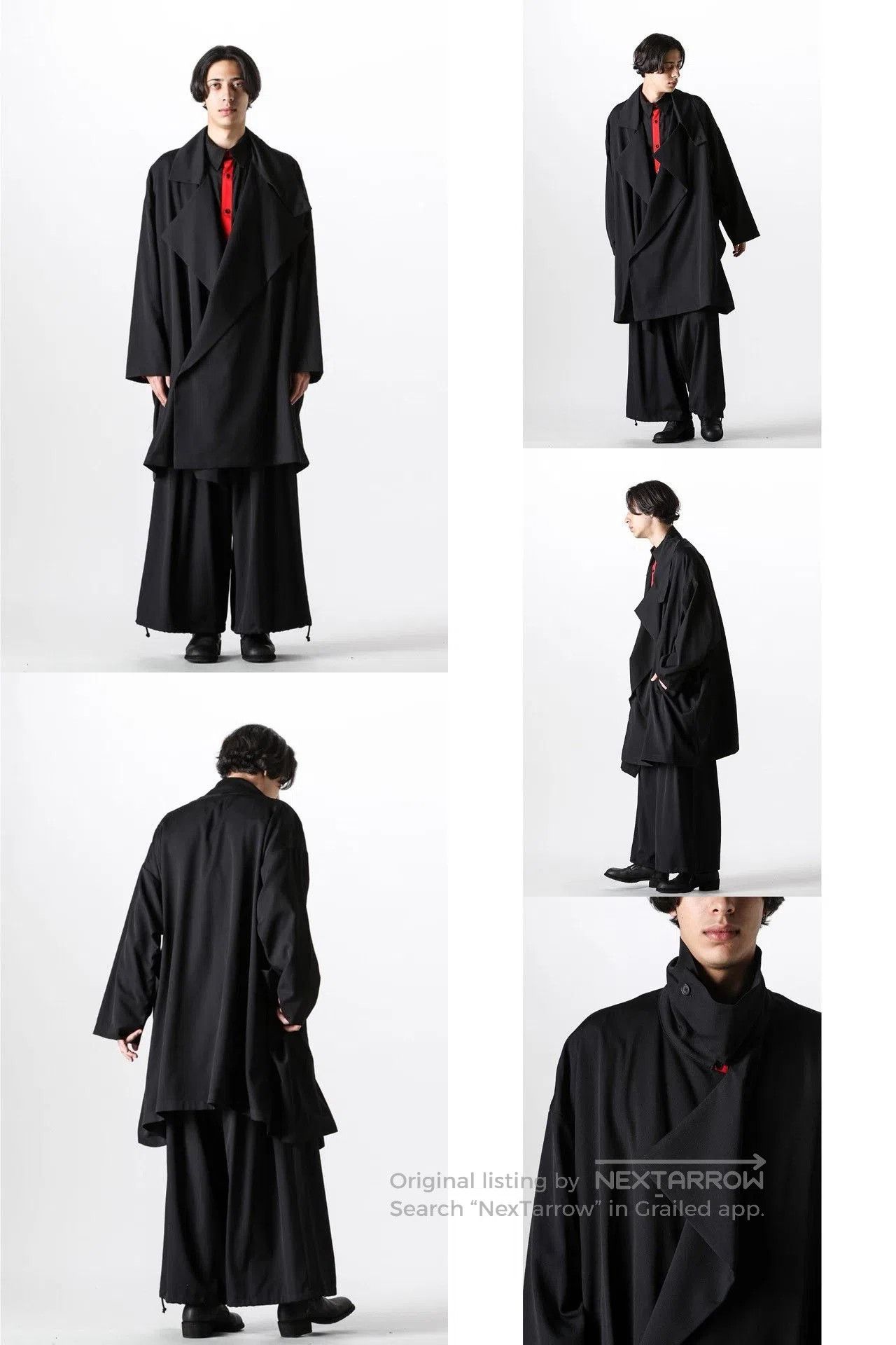 Yohji Yamamoto Yohji Yamamoto 21AW Pleated Wool Coat. Size US M / EU 48-50 / 2 - 3 Thumbnail