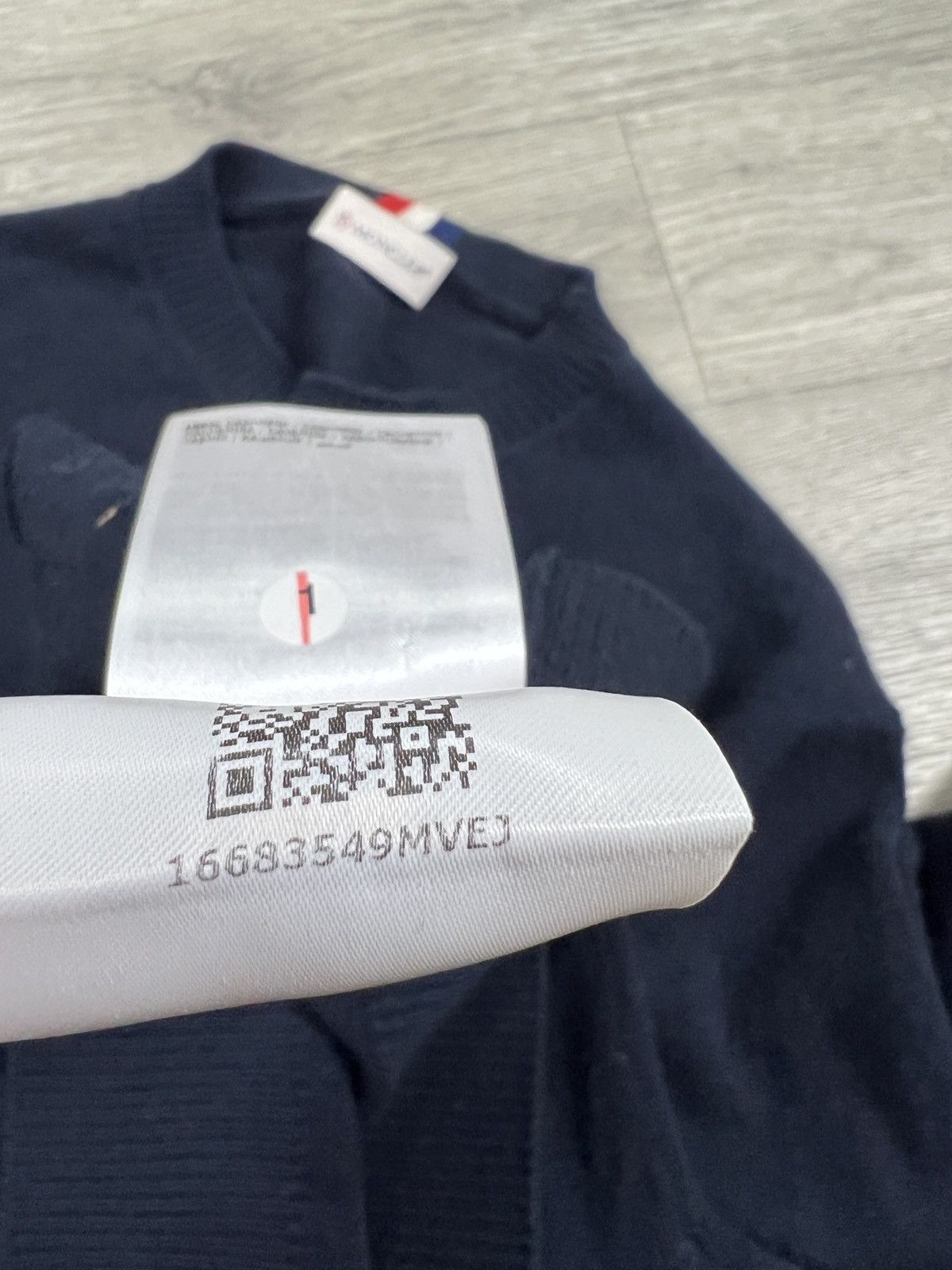 Moncler MONCLER Pullover Sweater Knitwear cashmere Dark Blue Sz XXL Size US XXL / EU 58 / 5 - 20 Thumbnail