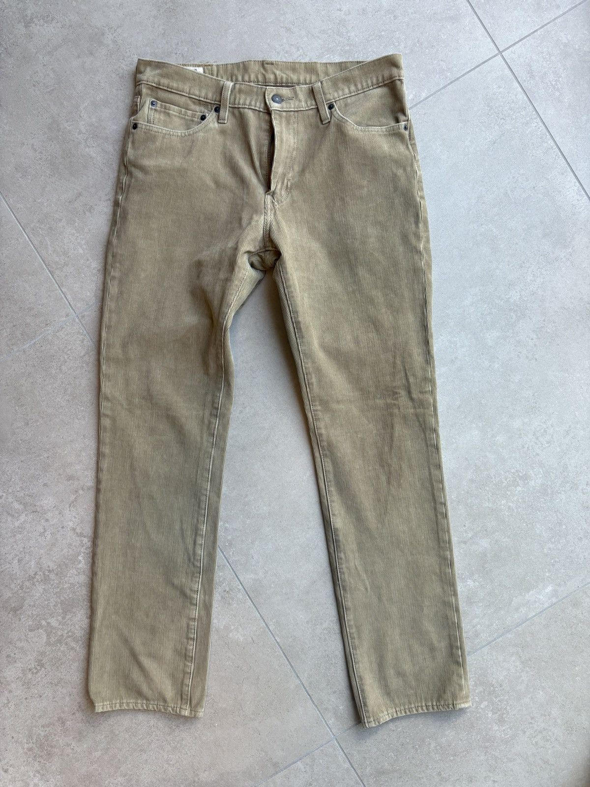 Levi's Levis corduroy 5 pocket chinos slim straight Size US 32 / EU 48 - 1 Thumbnail