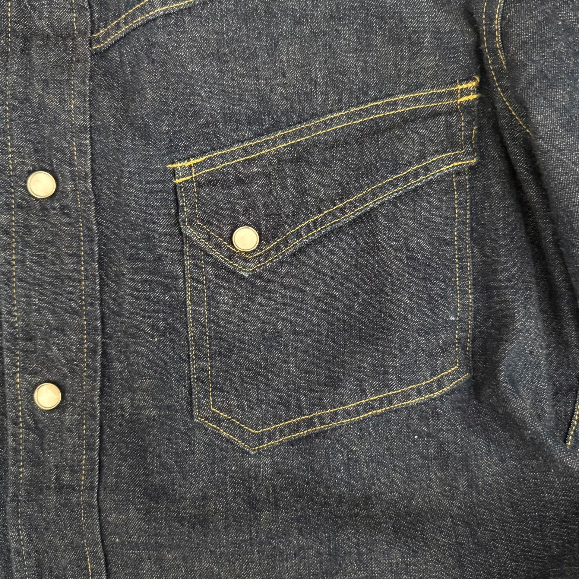 Levi's Vintage Clothing Levi's LVC Western Raw Denim Shirt Size US L / EU 52-54 / 3 - 4 Thumbnail