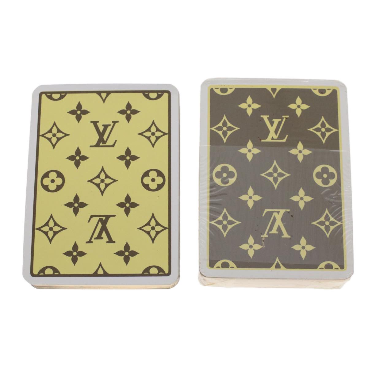 LOUIS VUITTON Cartes Trois Jeu Playing Cards Blue Red Yellow M65460 auth  46546a
