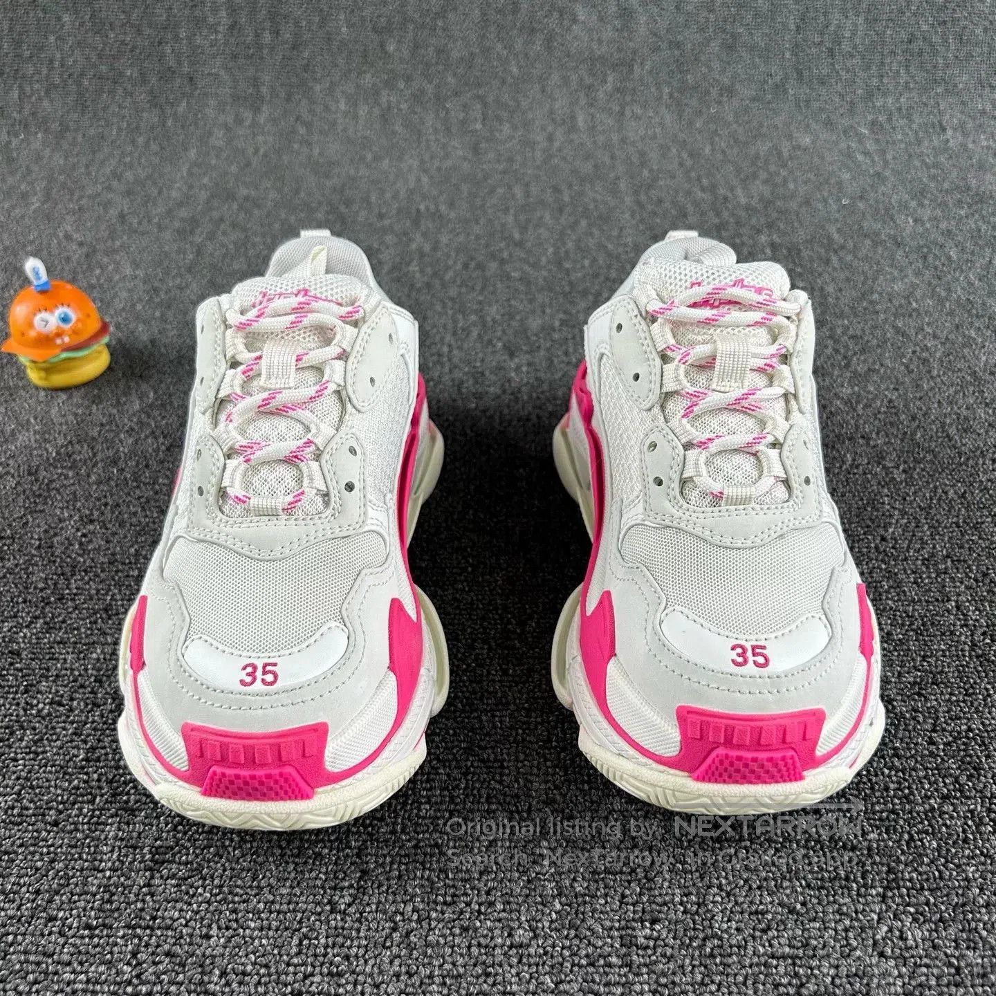 Balenciaga Balenciaga Triple S Pink White Sneakers. Size US 5 / IT 35 - 2 Thumbnail