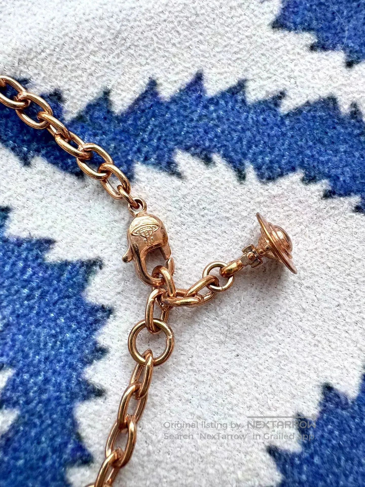Vivienne Westwood Vivienne Westwood Vintage Rose Gold Saturn Necklace. Size ONE SIZE - 4 Thumbnail