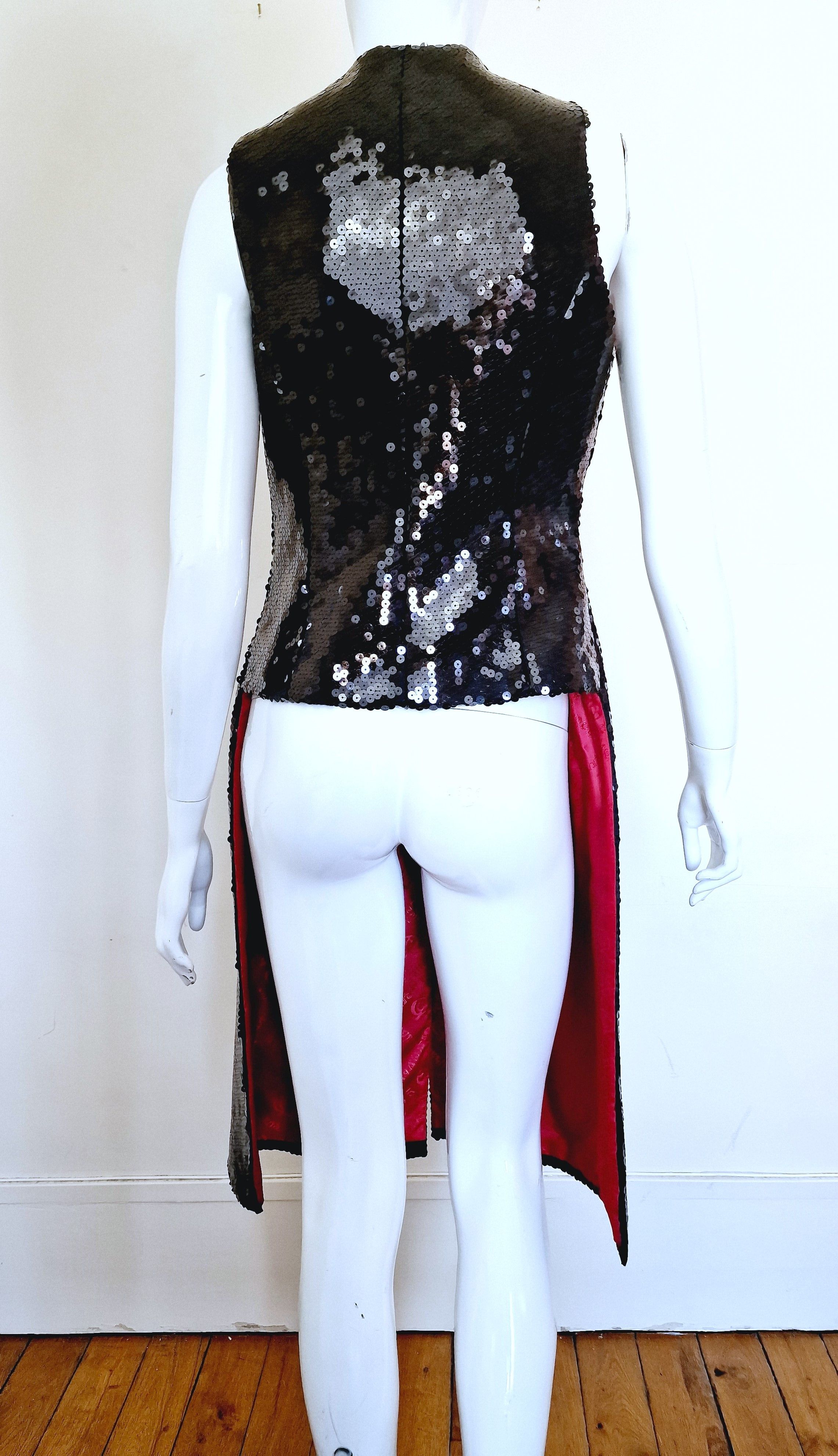 Alexander McQueen Alexander McQueen Joan Of Arc1998 Sequin Glitter Coat Dress Size M / US 6-8 / IT 42-44 - 3 Thumbnail