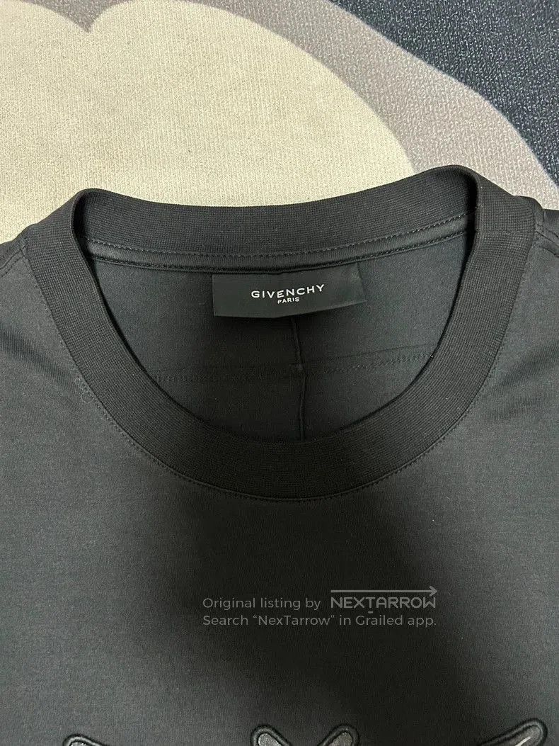 Givenchy Givenchy Runway Bird & Nude Silk Patch Tee . Size US M / EU 48-50 / 2 - 3 Thumbnail