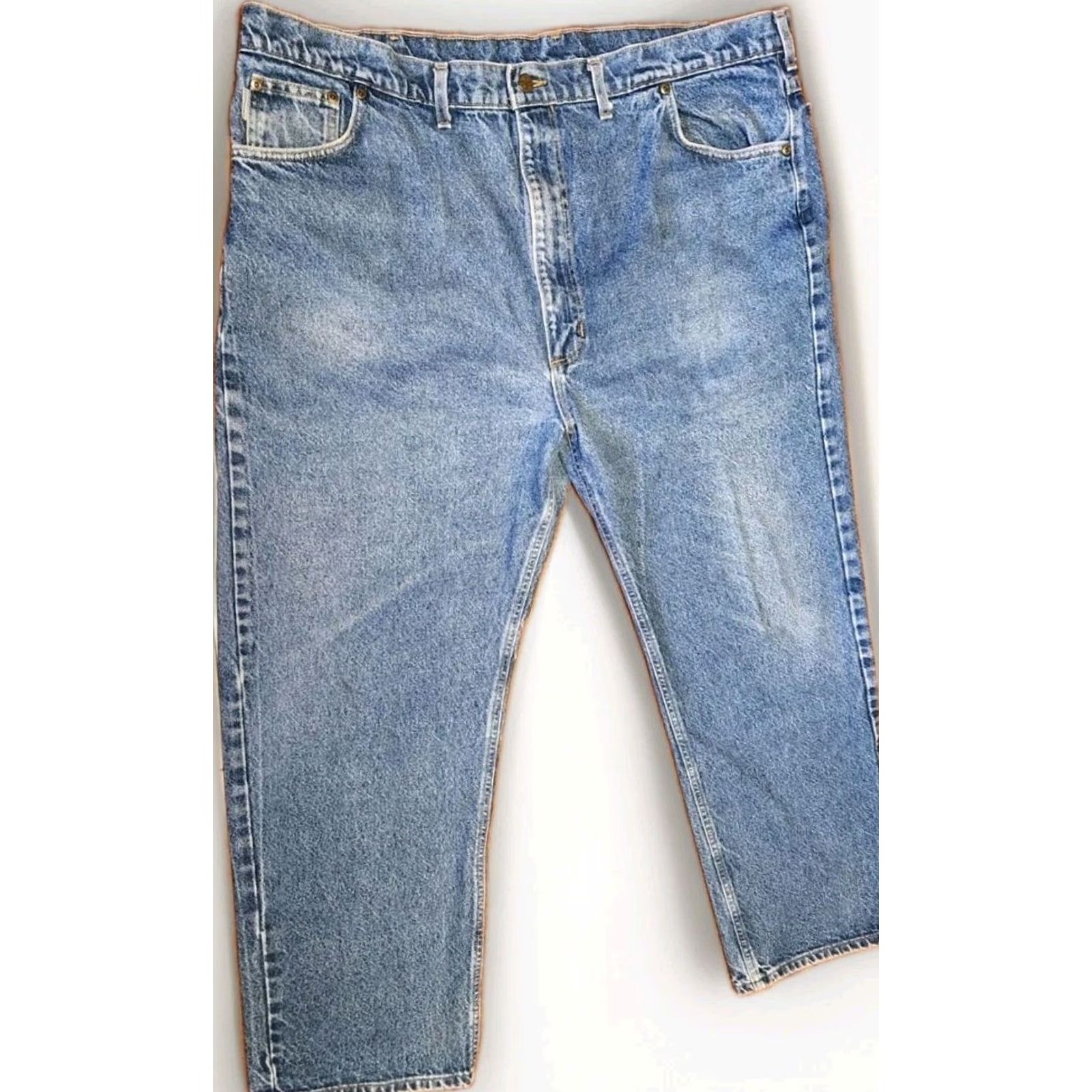 Carhartt VINTAGE Carhartt Jeans Men's 46x30 Baggy Wide-Leg Workwear Skater Denim Blue VTG Size US 30 / EU 46 - 2 Thumbnail