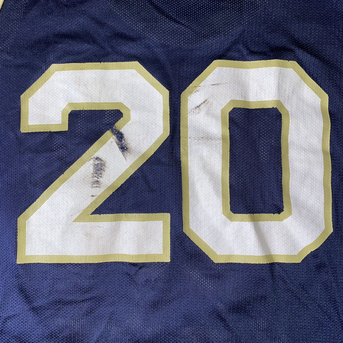 Champion VTG 90S NOTRE DAME CHAMPION BASKETBALL JERSEY Size US XL / EU 56 / 4 - 7 Thumbnail
