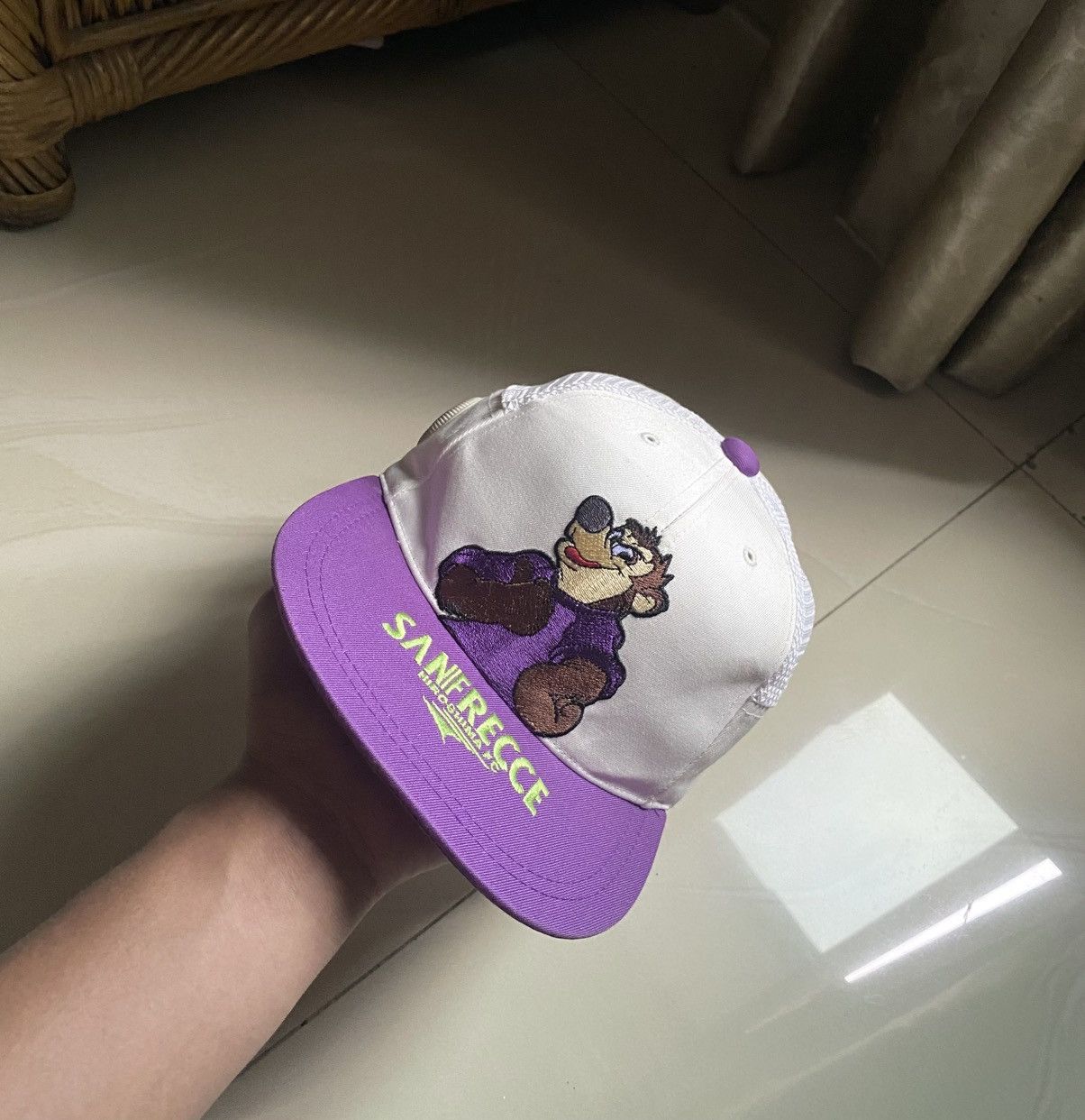 Japanese Brand Vintage J League Sanfrecce, Bear Big Logo Cap Size ONE SIZE - 1 Thumbnail
