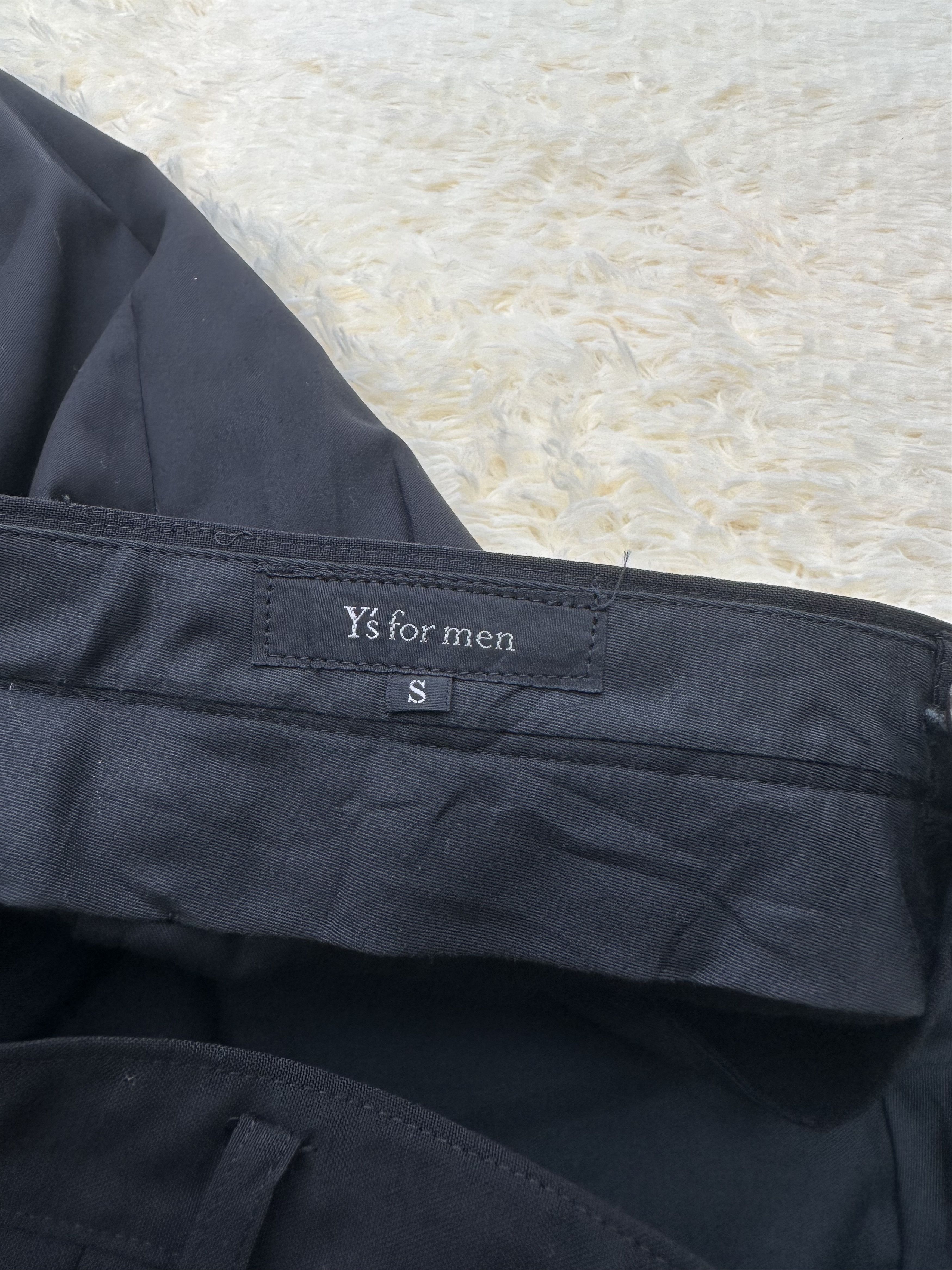 Yohji Yamamoto Vintage 80s Y’s For Men Baggy Black Trouser Pant Size US 28 / EU 44 - 7 Thumbnail