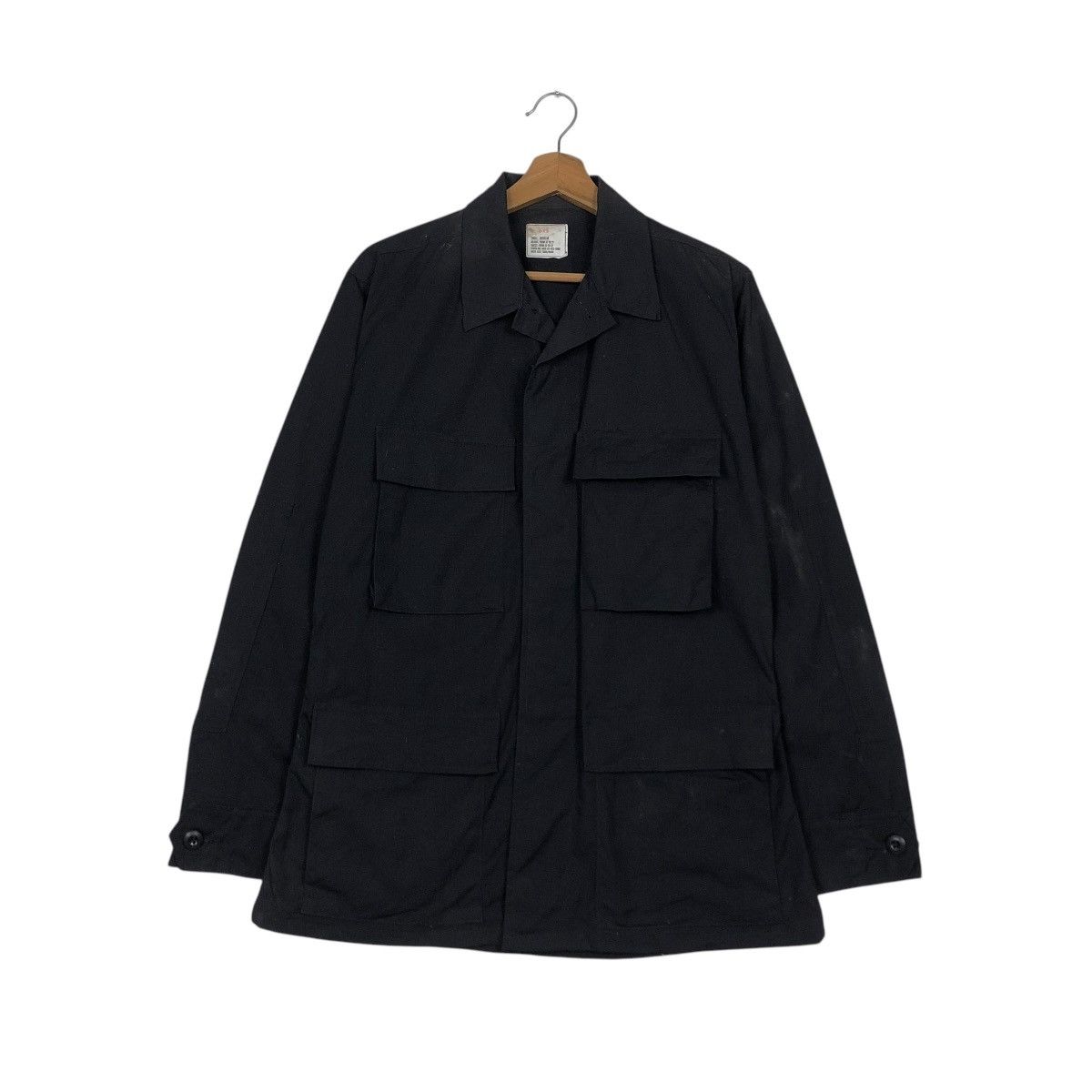 Vintage 🔥VINTAGE CHORE MILITARY JACKET MULTI POCKET BLACK 357 Size US M / EU 48-50 / 2 - 3 Thumbnail