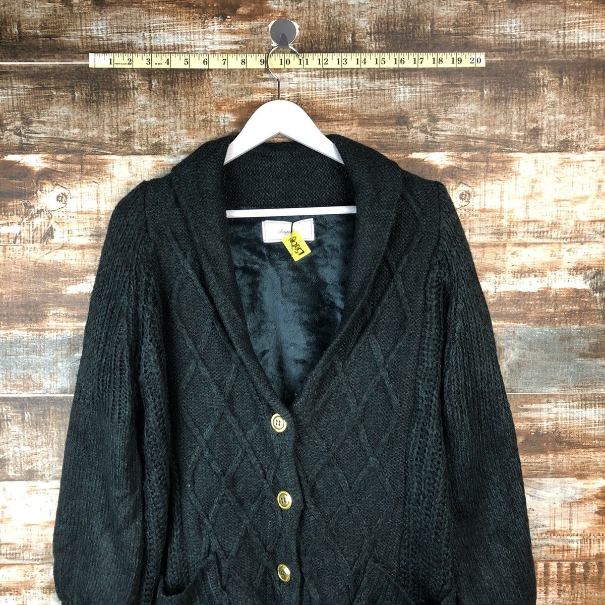 Vintage Page Boy Green Cardigan Knitwear #A2057 Size XL / US 12-14 / IT 48-50 - 2 Thumbnail