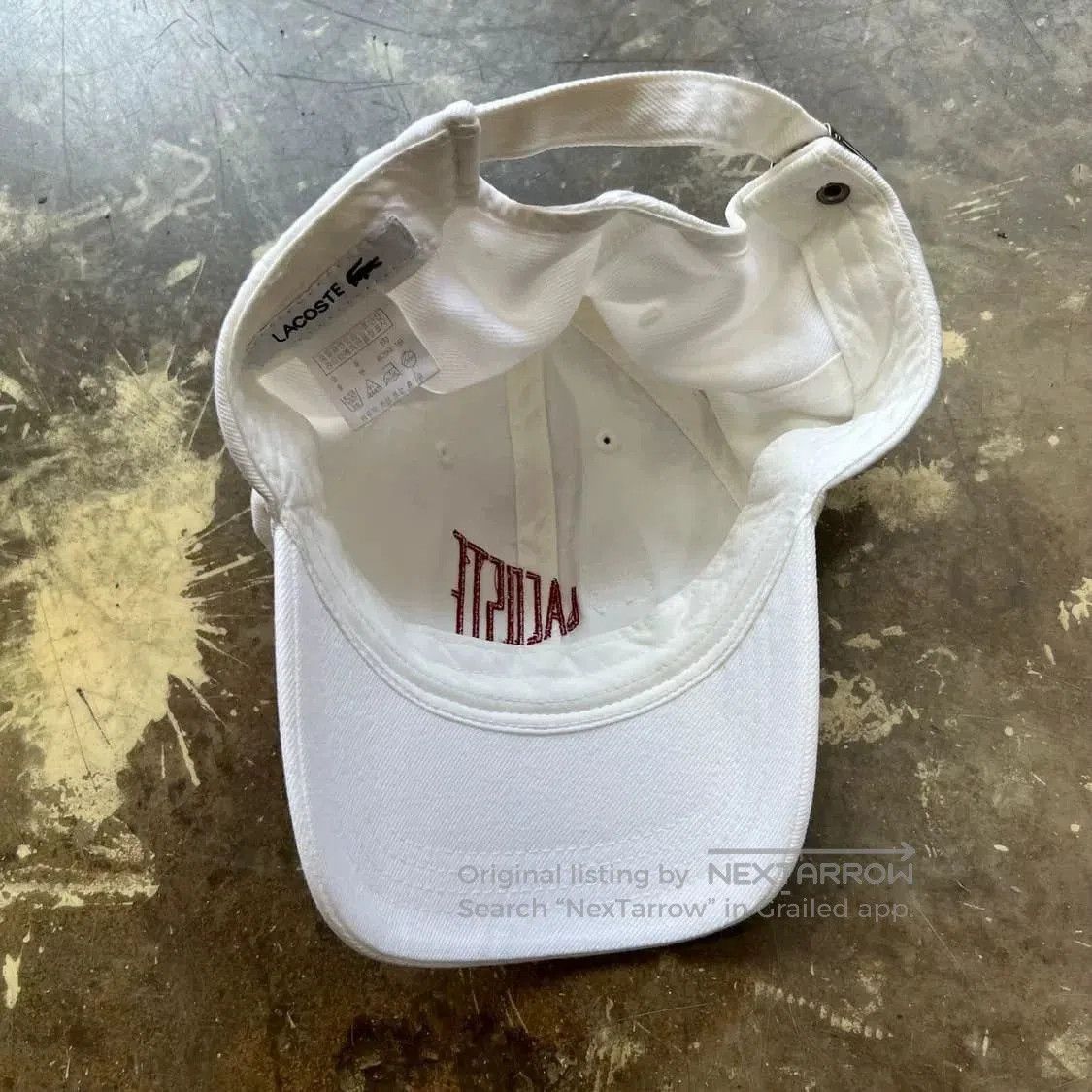 Lacoste Lacoste Vintage Fashion Cap. Size ONE SIZE - 4 Thumbnail