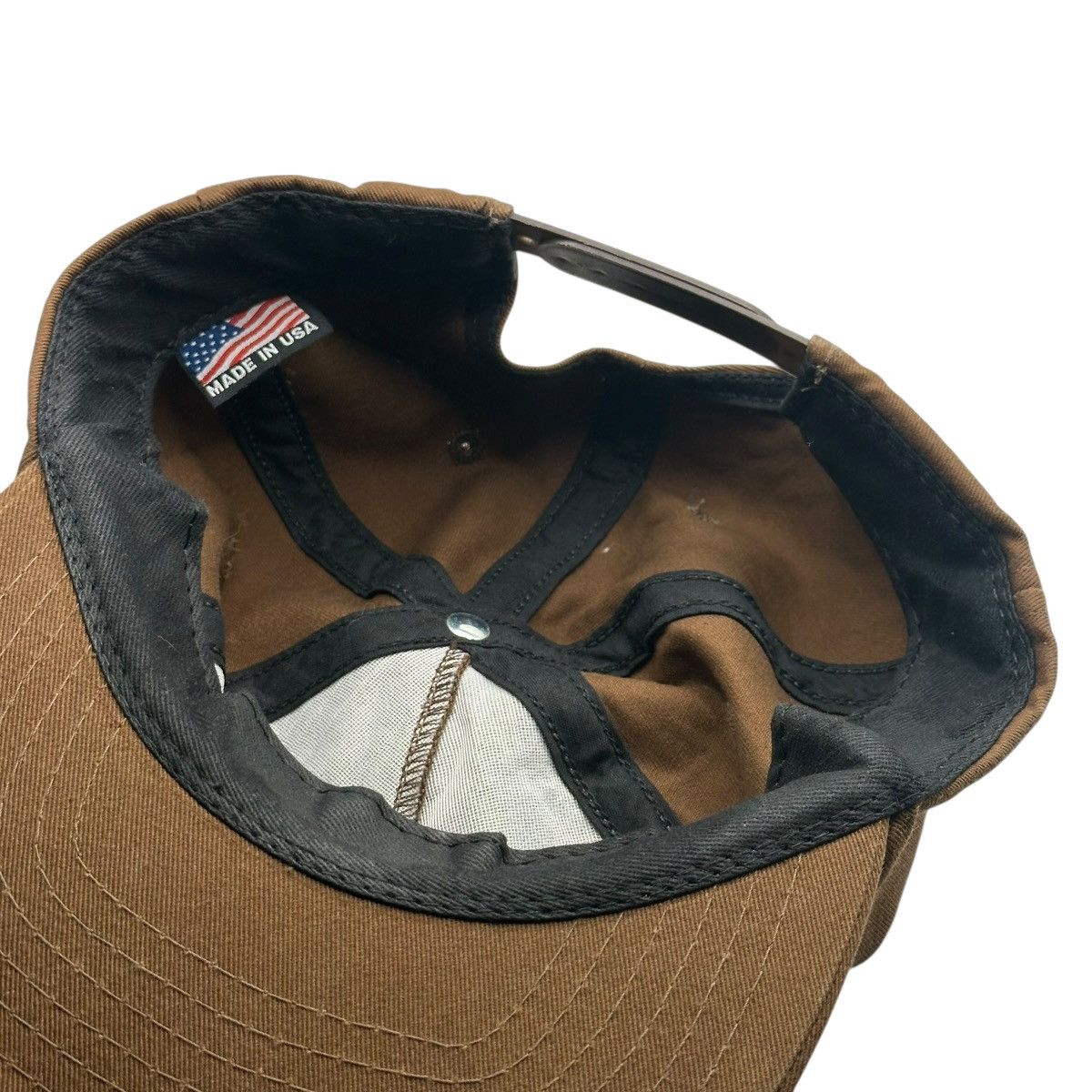Travis Scott Cactus Jack Travis Scott Brown Embroidered Logo Hat Cap Mens Size ONE SIZE - 4 Thumbnail