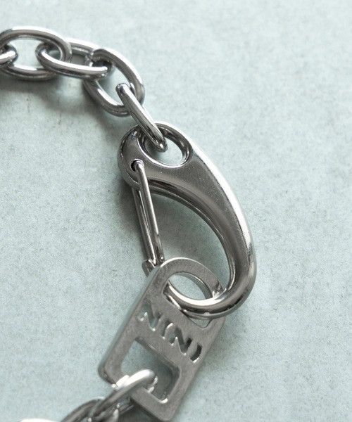 Number (N)ine NUMBER NINE LOGO PLATE HOLE CHAIN BRACELET Size ONE SIZE - 7 Thumbnail