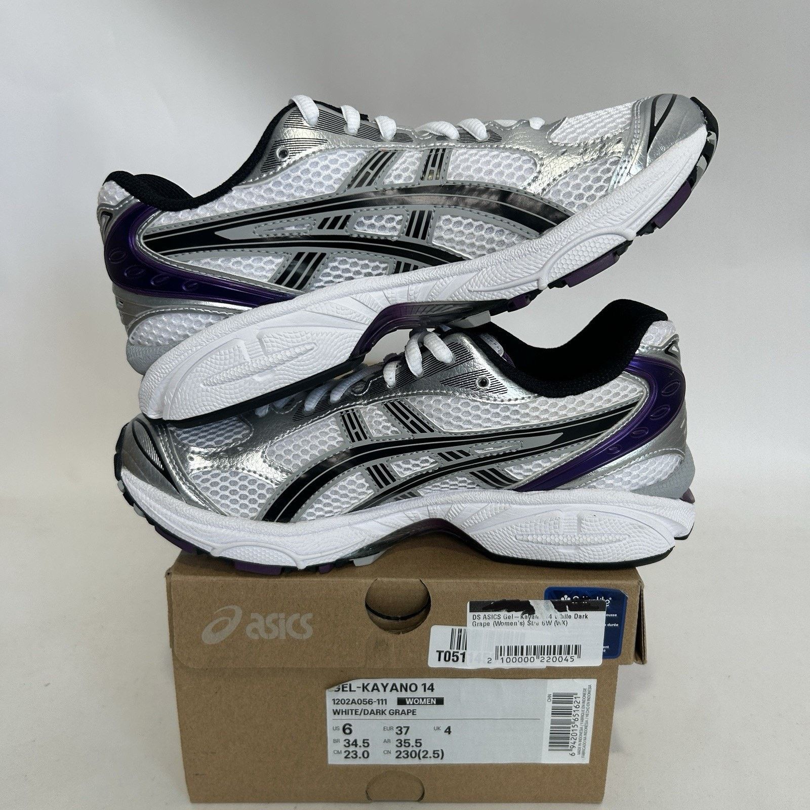 Asics ASICS Gel Kayano 14 WMNS “Silver Grape” 1202A056111 Size US 6 / IT 36 - 3 Thumbnail