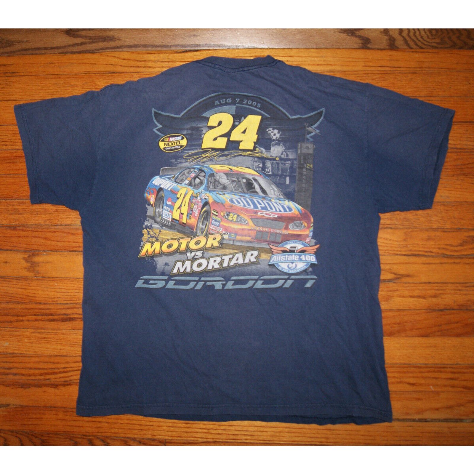 Chase Authentics Brickyard 400 Allstate 05 TShirt Men XL Gordan 2 Side NASCAR Size US XL / EU 56 / 4 - 3 Thumbnail