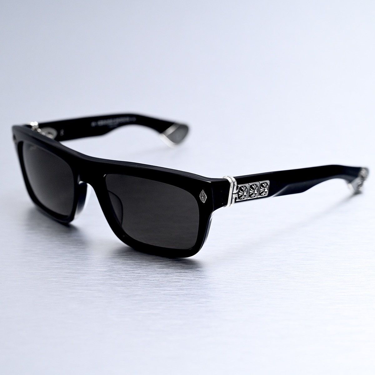 Chrome Hearts CHROME HEARTS SLUSS BUSSIN II BLACK SUNGLASSES Size ONE SIZE - 2 Thumbnail