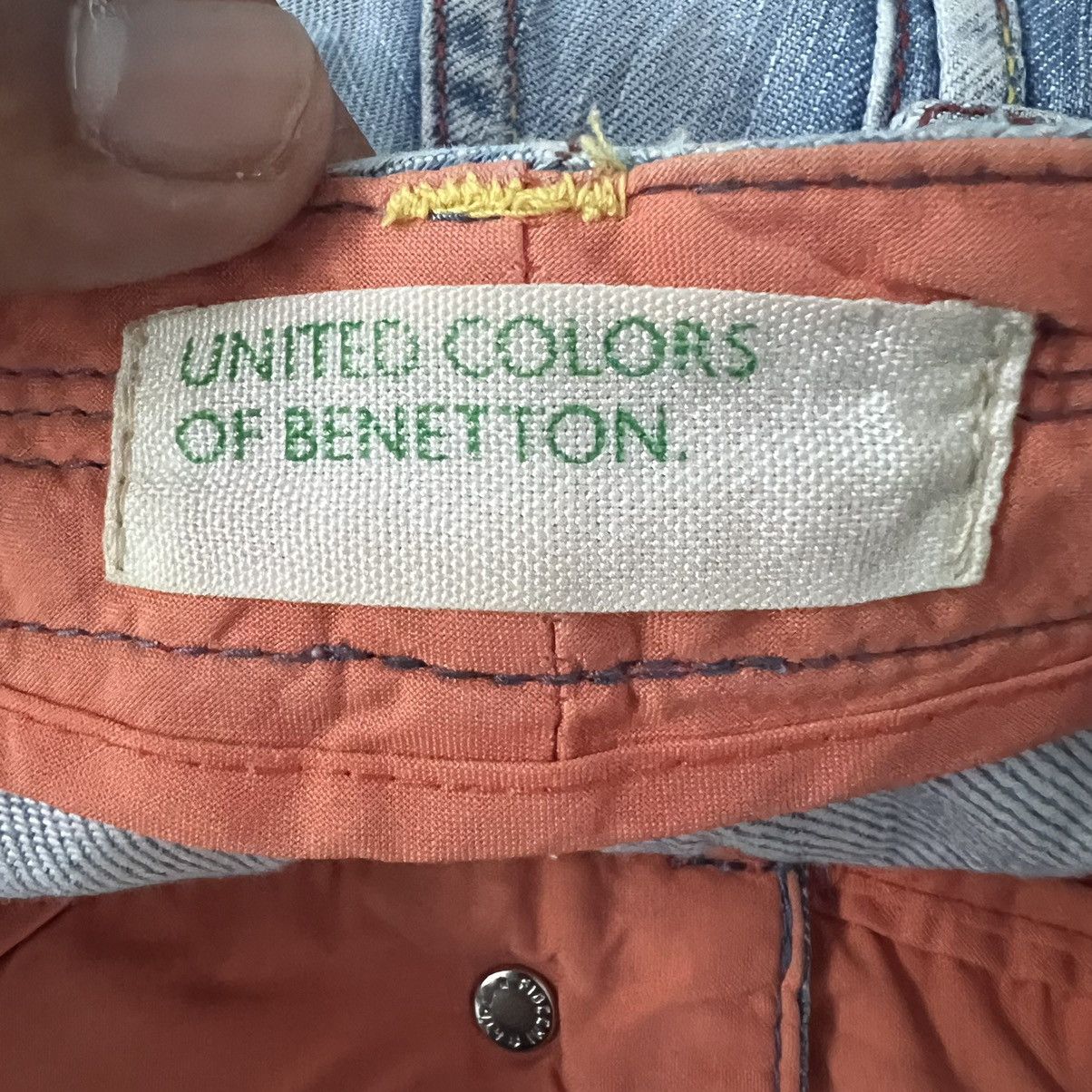 United Colors Of Benetton 🔥 United Colors Of Benetton Distressed denim pants Size 30" / US 8 / IT 44 - 10 Thumbnail