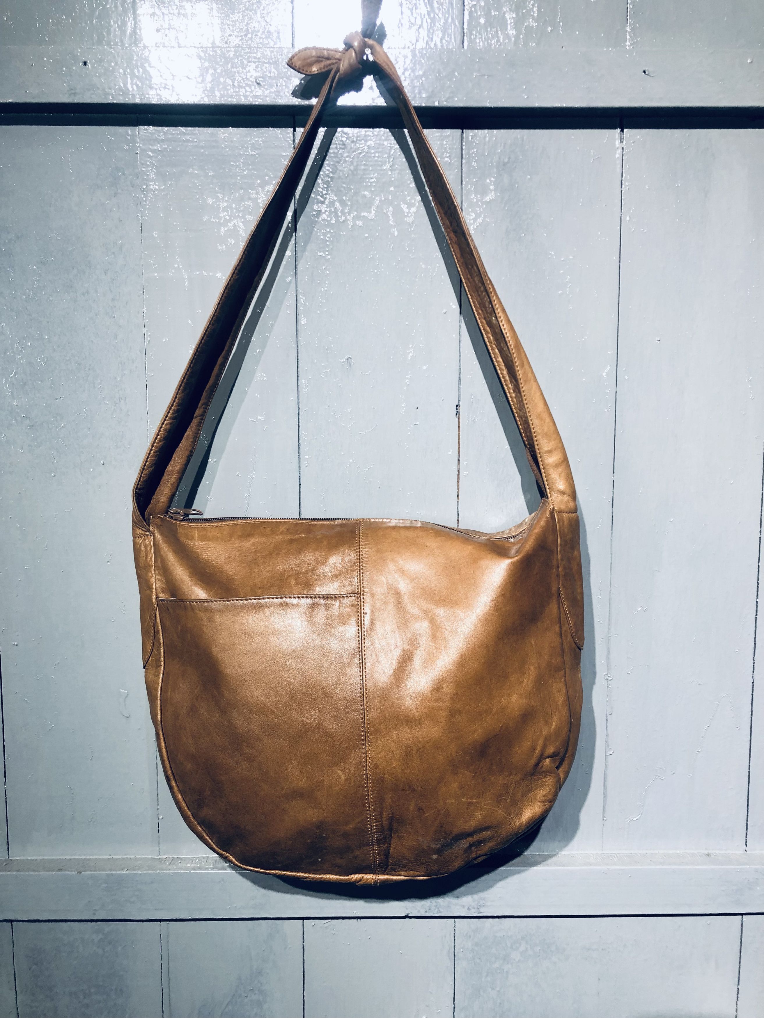 Genuine Leather × Japanese Brand FULL LEATHER PELLE BORSA SHOULDER BAG‼️ Size ONE SIZE - 15 Thumbnail