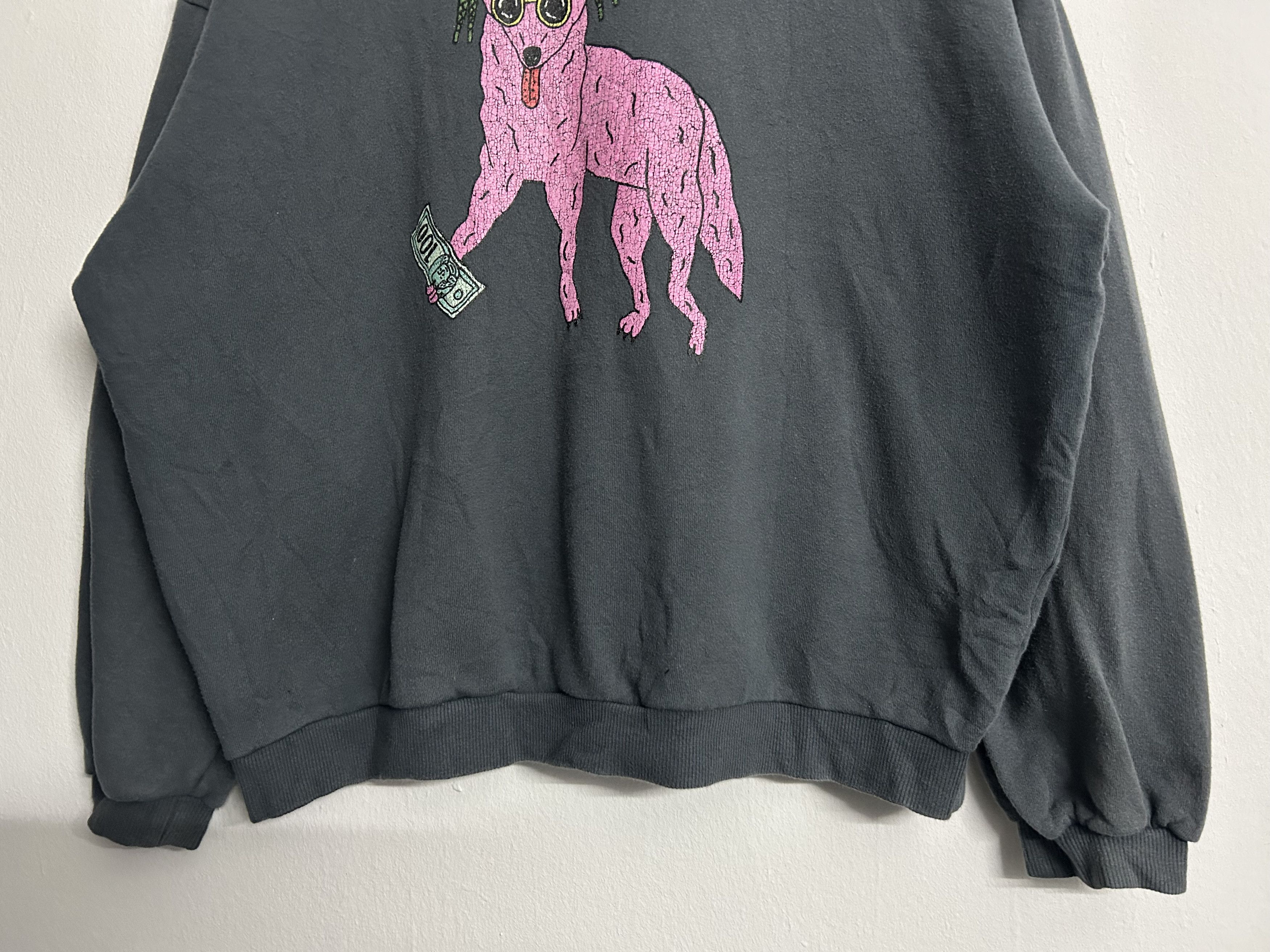 Japanese Brand × Vintage Vintage Punyus Oversized Streetwear Japanese Sweatshirts Size US XXL / EU 58 / 5 - 4 Thumbnail