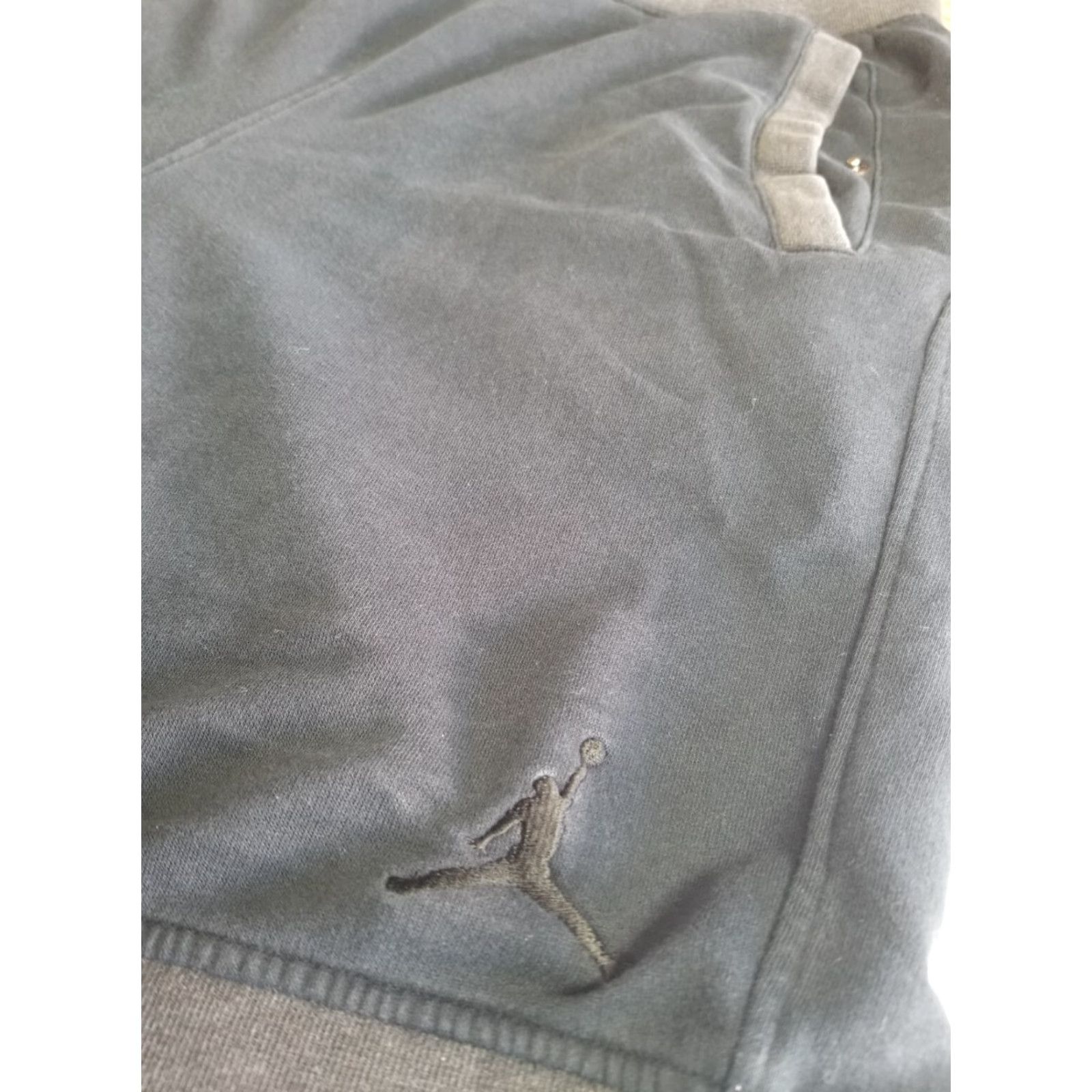 Jordan Brand Nike Jordan Jumpman Sweat Shorts Mens L Black Drawstring Athletic 10in Inseam Basketball Size US 33 - 5 Thumbnail