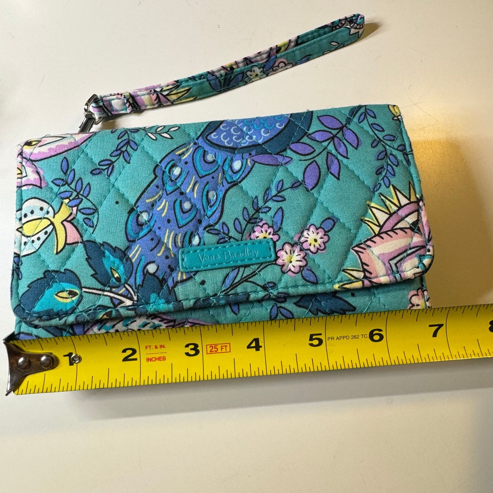 Vera Bradley Vera Bradley RFID Accordion Wristlet Wallet, Peacock Garden Size ONE SIZE - 7 Thumbnail