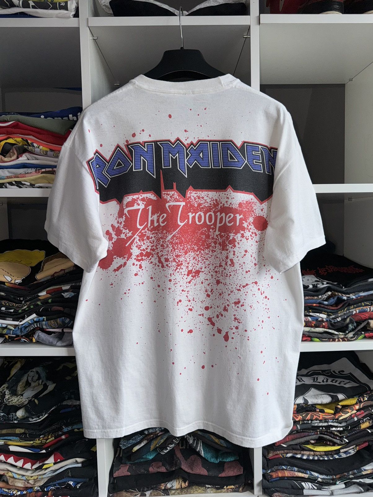Band Tees Vintage Iron Maiden The Trooper Band Tee Size US L / EU 52-54 / 3 - 5 Thumbnail