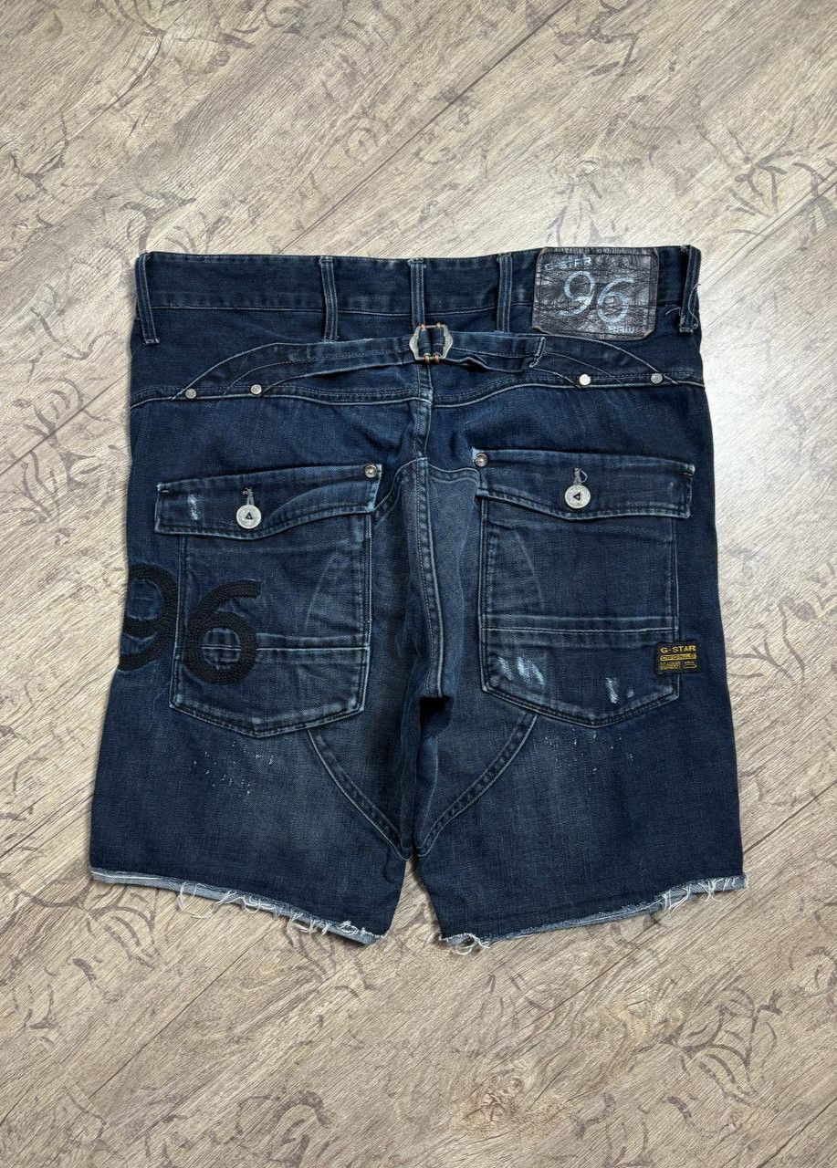 G-Star G-Star Raw 96 Cropped Y2K Bermuda Denim Shorts Size US 33 - 2 Thumbnail