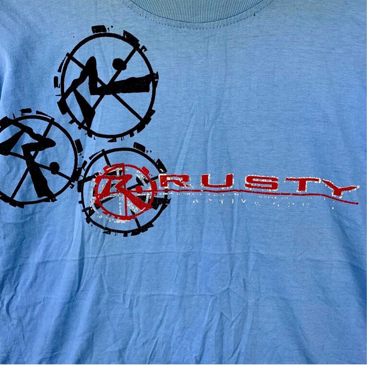 Vintage Vintage RUSTY SKATEBOARD Sun Faded Trash Tee Shirt Top Size US M / EU 48-50 / 2 - 3 Thumbnail