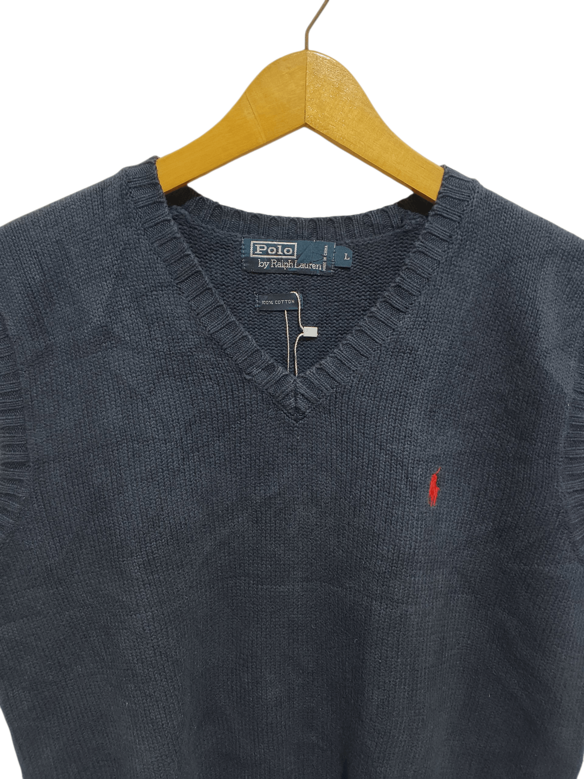 Polo Ralph Lauren Vintage Polo Ralph Lauren Knit Vest Size US L / EU 52-54 / 3 - 2 Thumbnail